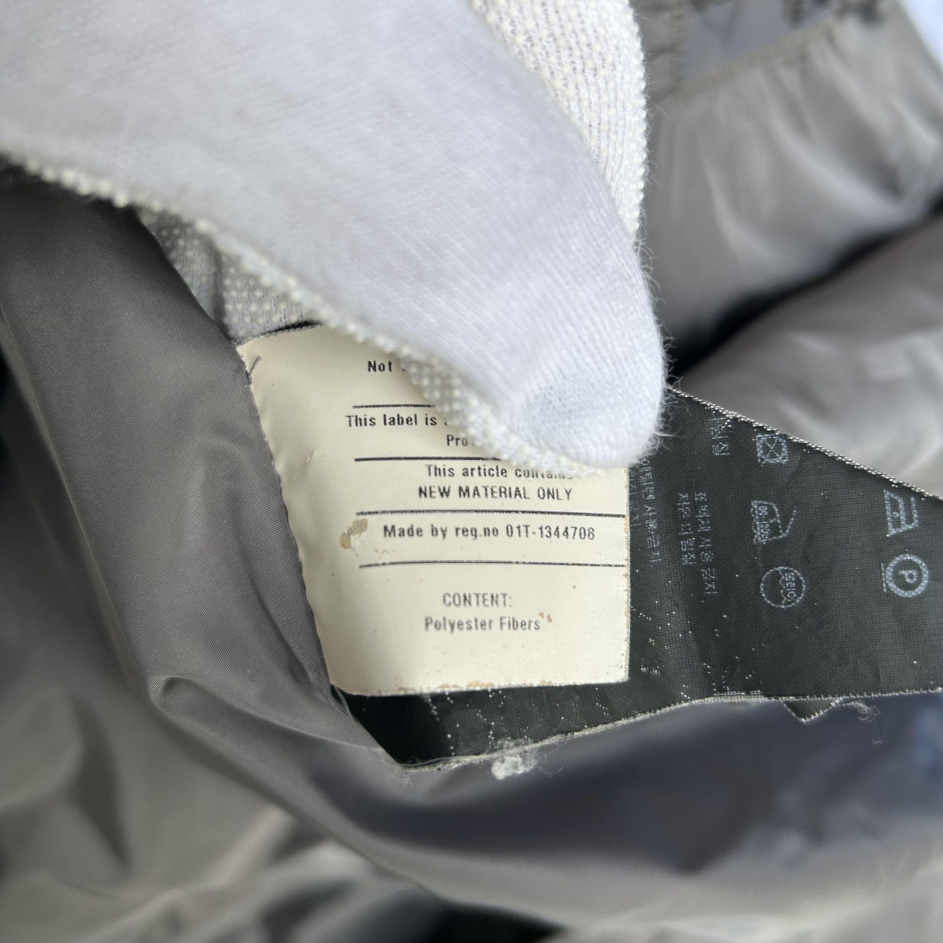 Prada Prada Grey Padded Nylon Blazer Jacket Size 46R - 10 Thumbnail