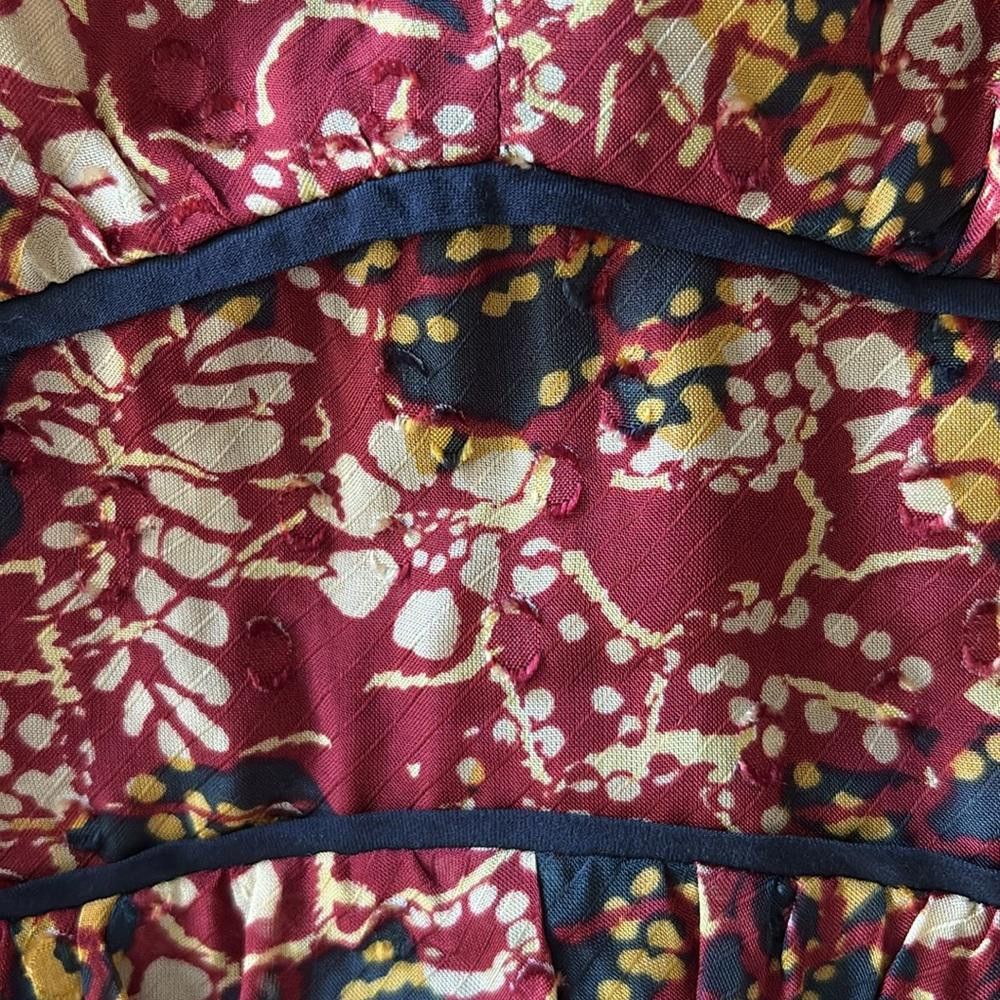 ba&sh BA&SH Giani Floral Printed Mini Dress in Red Size XS Size XS / US 0-2 / IT 36-38 - 11 Thumbnail