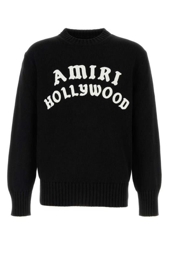 Amiri AMIRI Men Sweater AMKNCW1094 BLACK Black Size US L / EU 52-54 / 3 - 1 Thumbnail