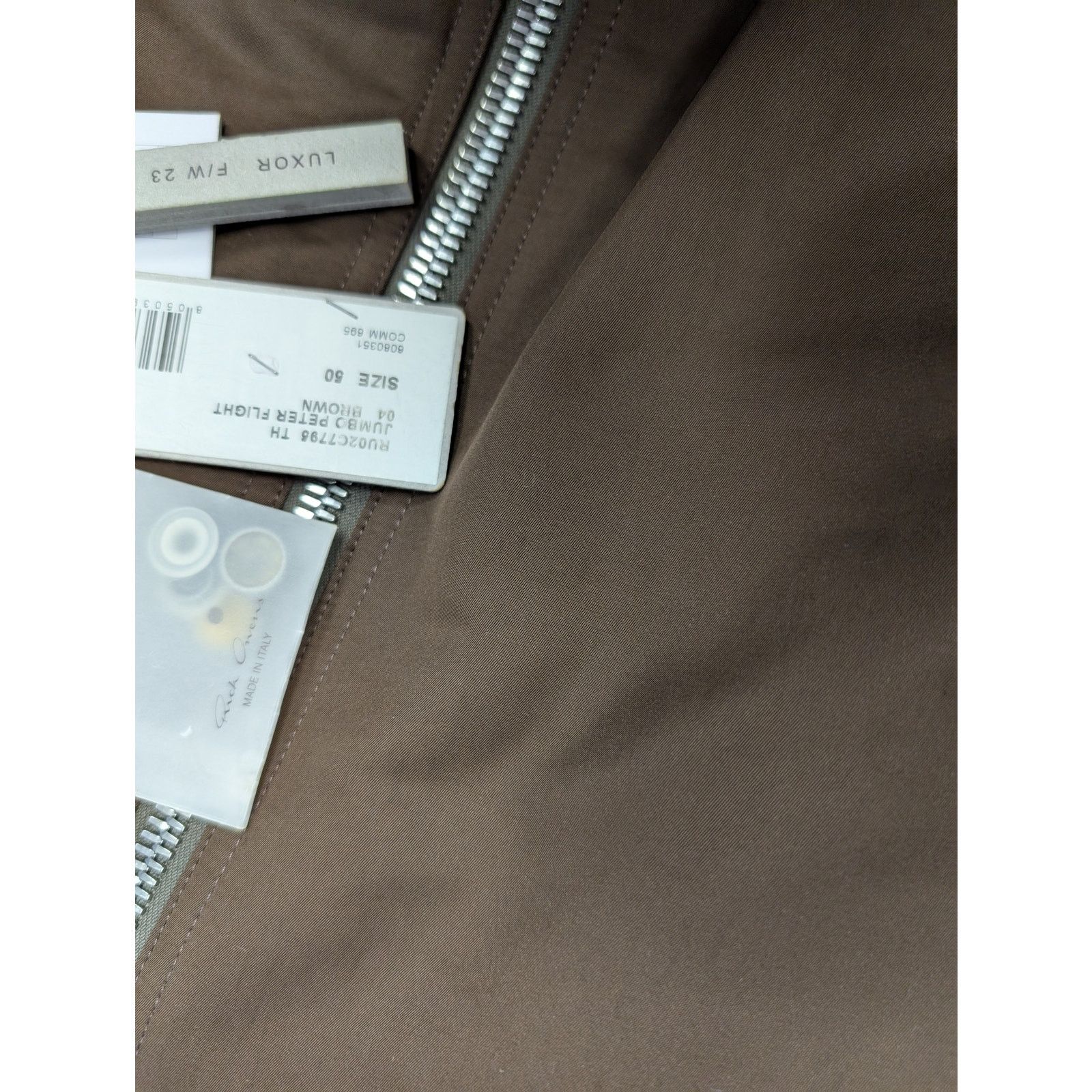 Rick Owens Drkshdw o1rshd1 Jumbo Peter Flight Jacket in Brown Size US M / EU 48-50 / 2 - 20 Thumbnail