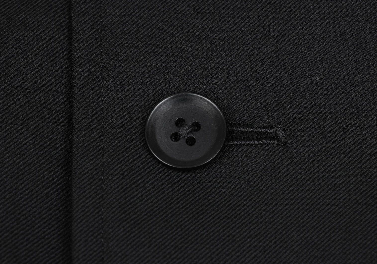 Yohji Yamamoto Wool-Poly Gabardine Trench Cape Coat in Black Size 3 Size US L / EU 52-54 / 3 - 5 Thumbnail