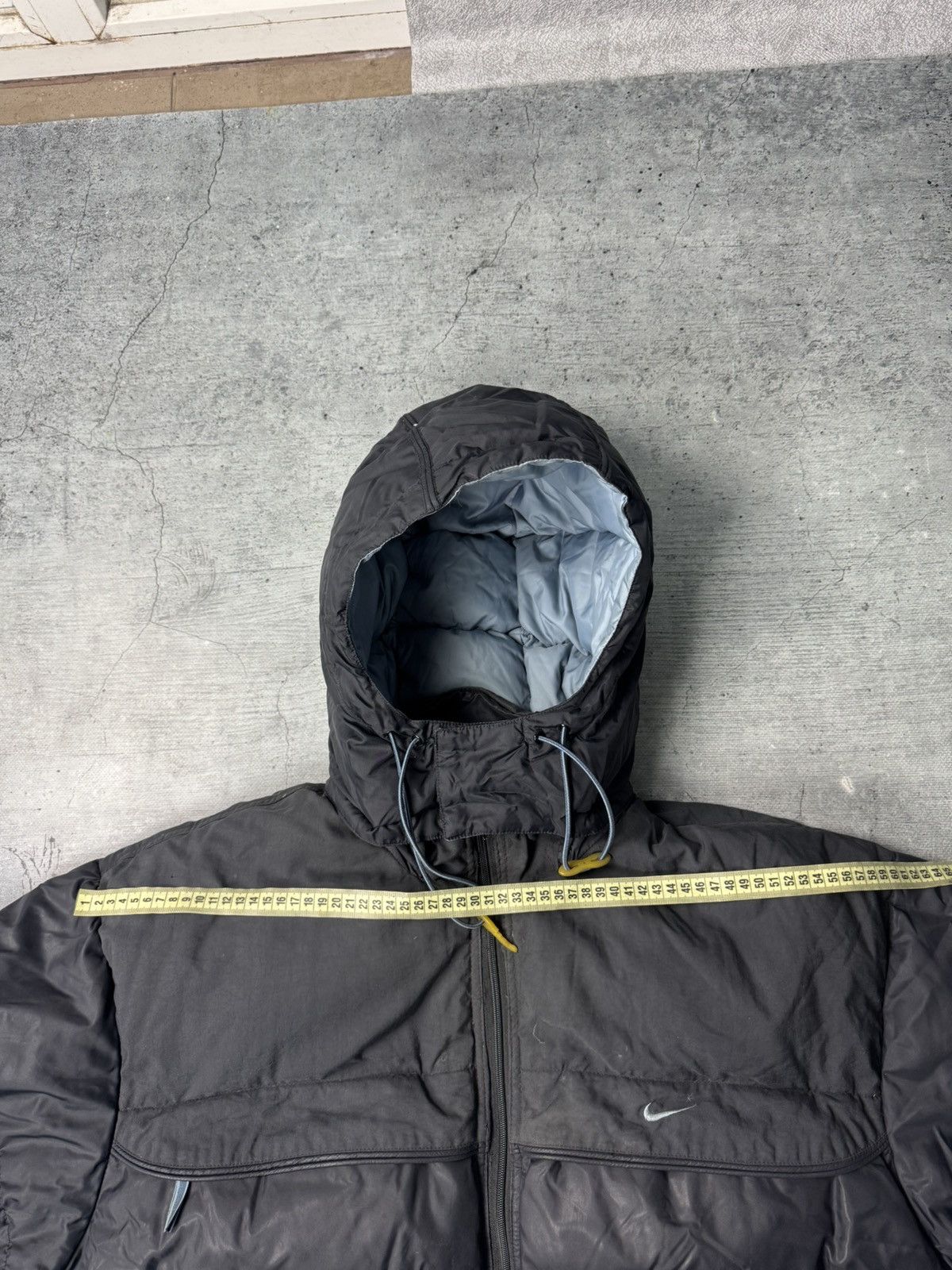 Nike Vintage Nike Distressed Retro Puffer Down Jacket Size US L / EU 52-54 / 3 - 11 Thumbnail