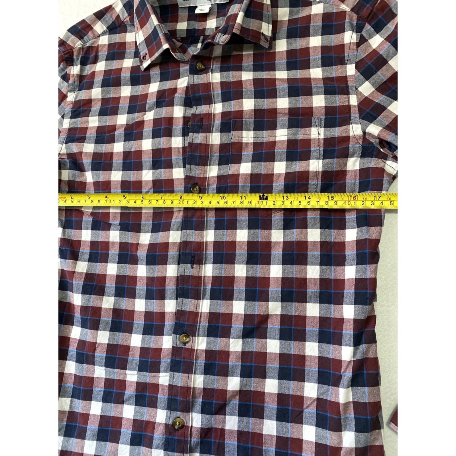 Old Navy Old Navy Shirt Mens M Red Blue Check Long Sleeve Button-Down Collar Casual Formal Workwear 100% Cotton Multicolor Plaid/Navy Red Size US M / EU 48-50 / 2 - 5 Thumbnail