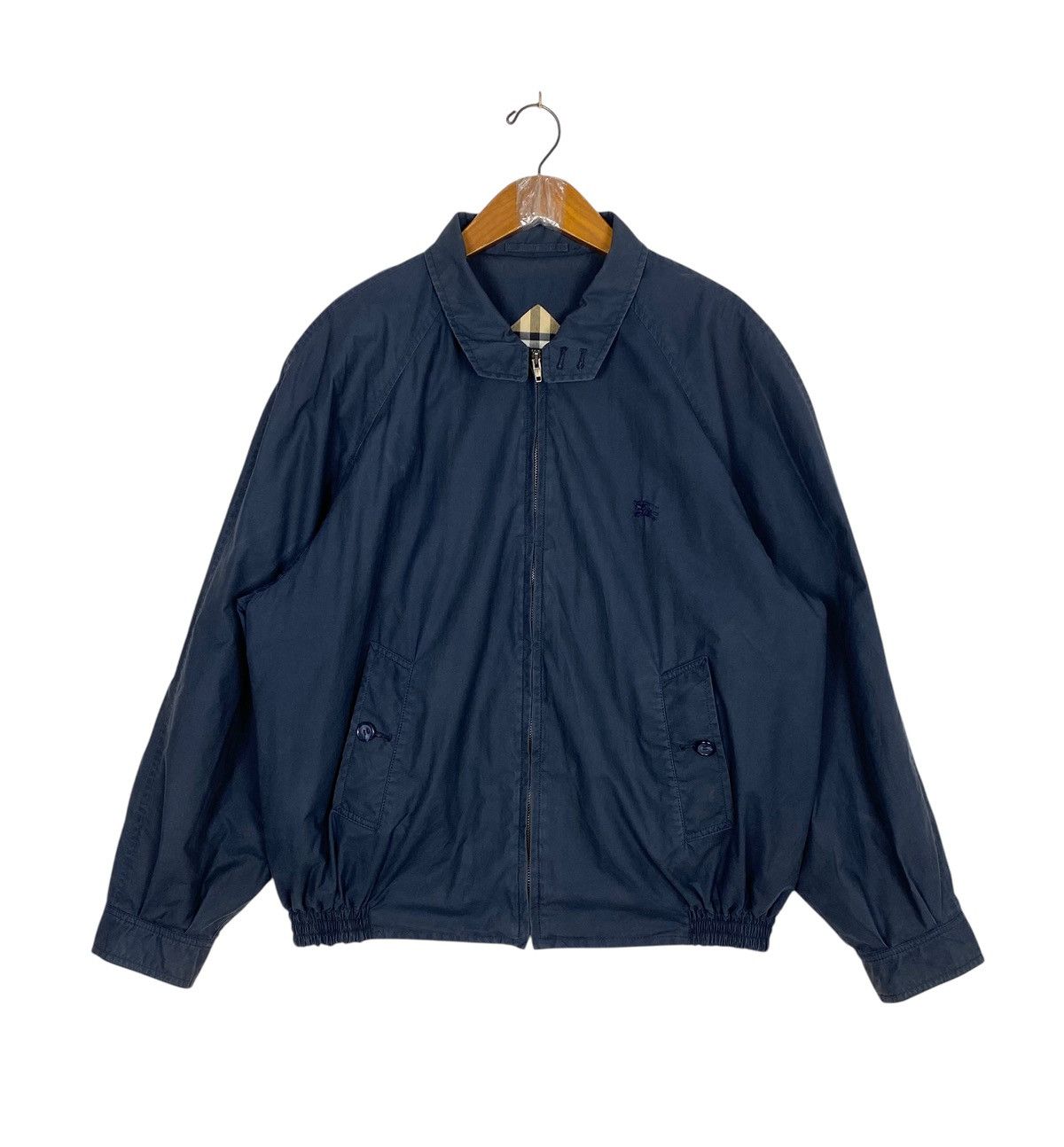 Burberry Vtg Burberrys’ Novacheck Bomber Jacket Made England Opti Zip Size US L / EU 52-54 / 3 - 3 Thumbnail