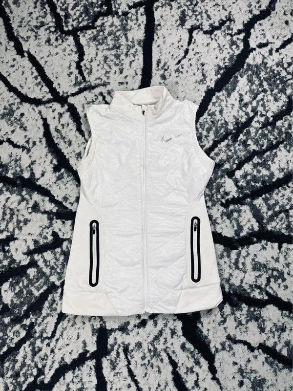 Nike Nike White Swoosh Down Vest XS Size XS / US 0-2 / IT 36-38 - 1 Thumbnail