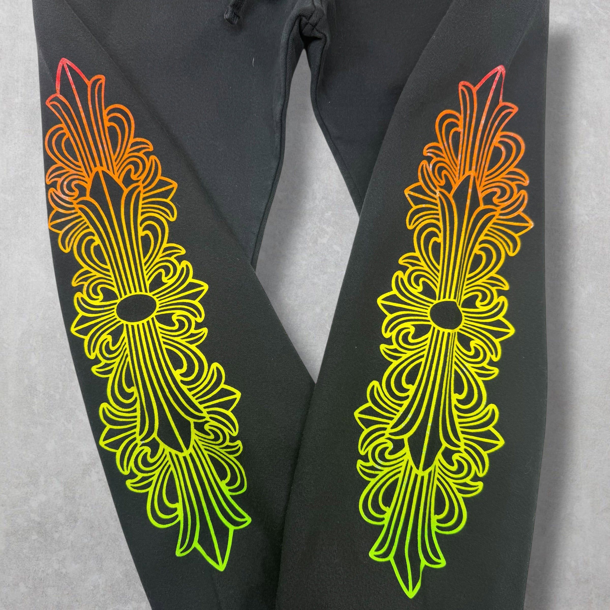 Chrome Hearts Chrome Hearts Gradient Floral Circle Sweatpants M Size US 34 / EU 50 - 5 Thumbnail