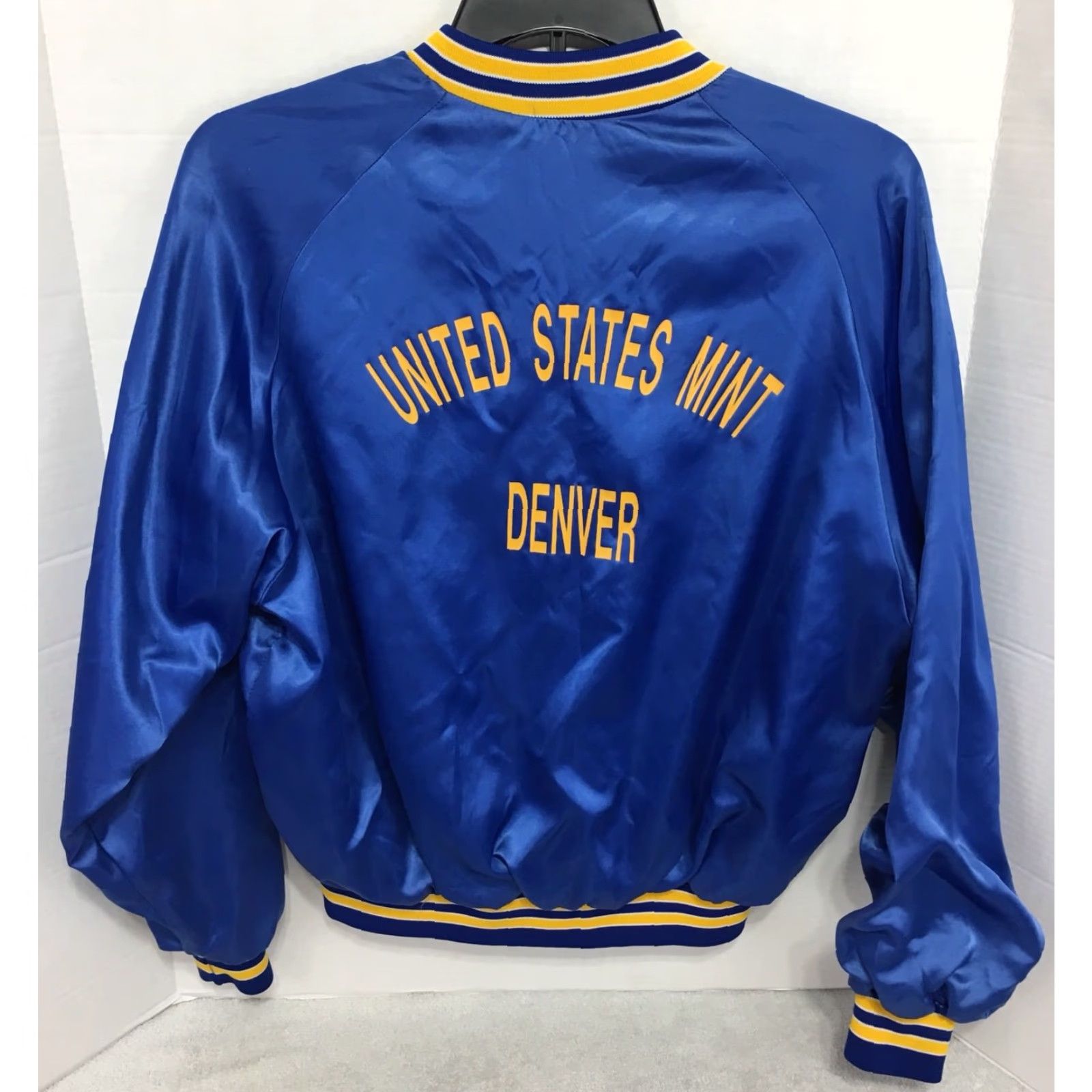 Vintage VINTAGE King Louie Jacket Flight Bomber USA Navy Blue Large MENS Cap/Standards? Size US L / EU 52-54 / 3 - 4 Thumbnail