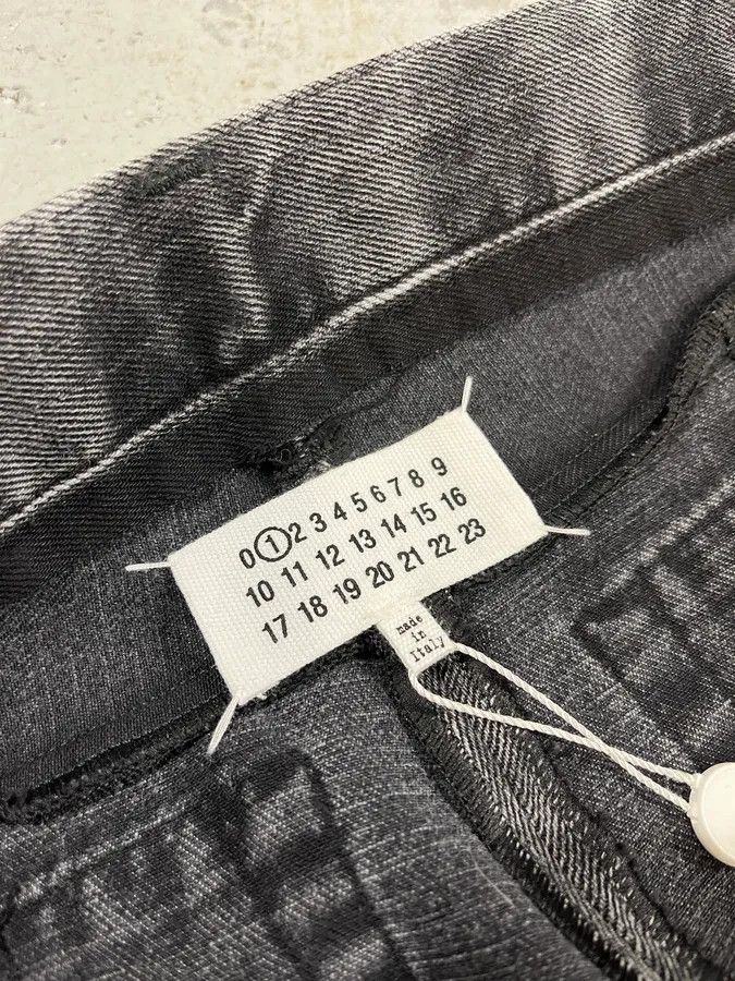 Maison Margiela × Vintage SS2021 Maison Margiela Black Destructured Denim Jeans Size US 30 / EU 46 - 12 Thumbnail
