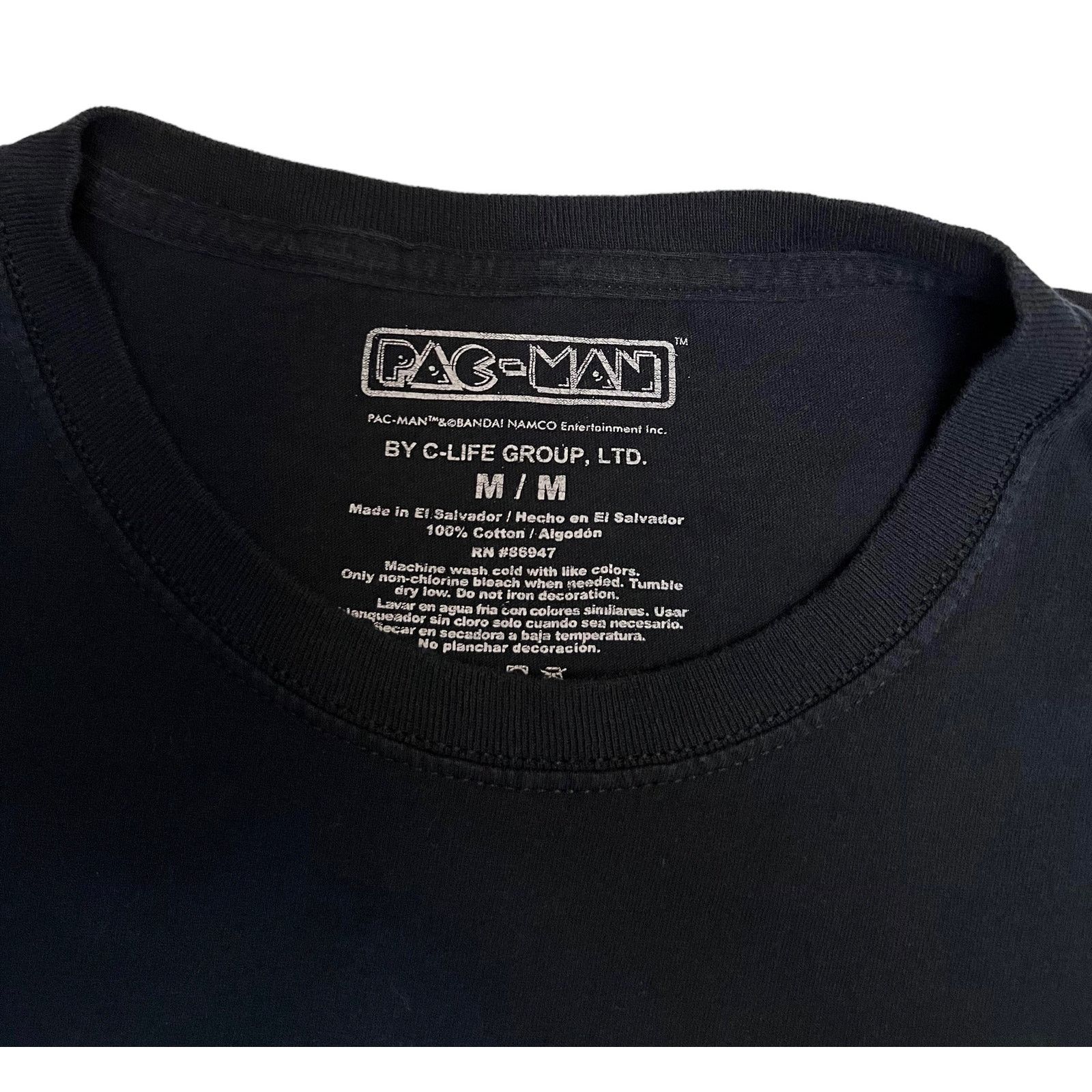 Other Pac-Man Shirt Black Long Sleeve Graphic Bandai Namco Medium Size US M / EU 48-50 / 2 - 5 Thumbnail