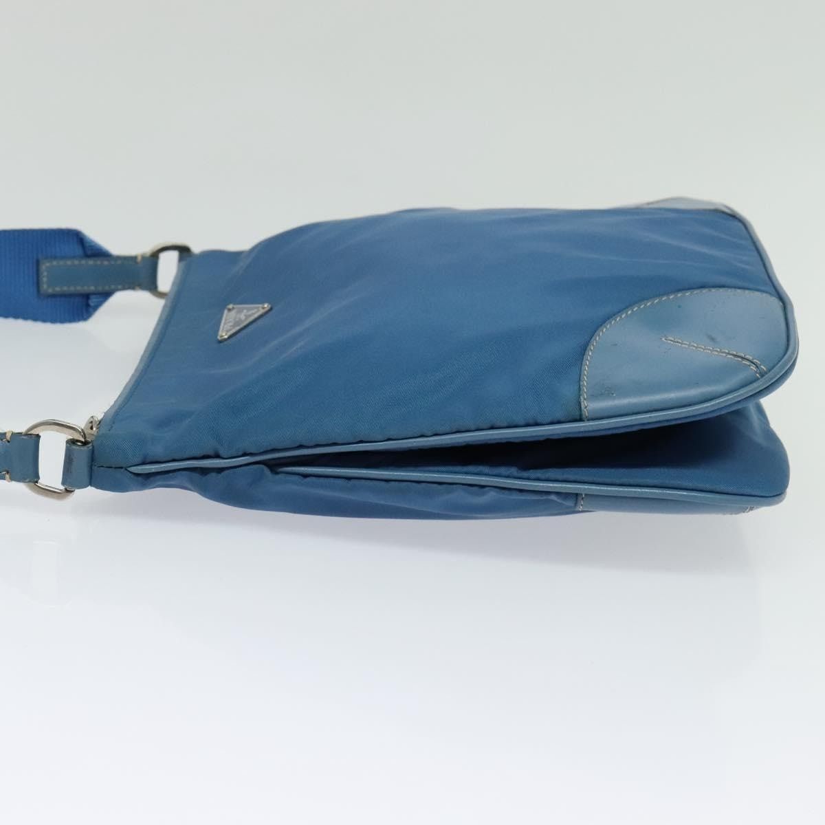 Prada PRADA Shoulder Bag Nylon Blue Silver Size ONE SIZE - 4 Thumbnail