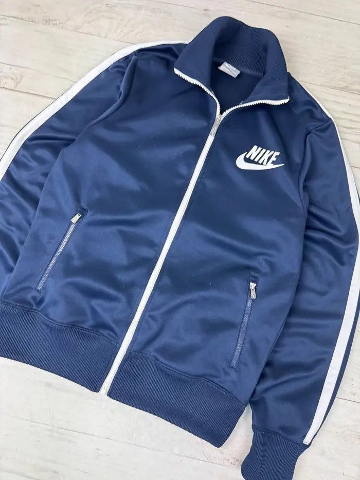 Nike Vintage Nike Track Jacket 2000s Striped Size US S / EU 44-46 / 1 - 2 Thumbnail