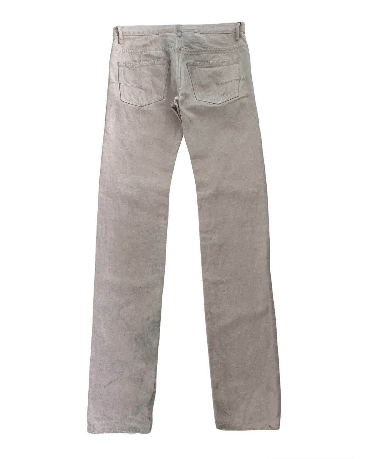 Dior Hedi Slimane White Clawmark Denim Size US 28 / EU 44 - 2 Thumbnail
