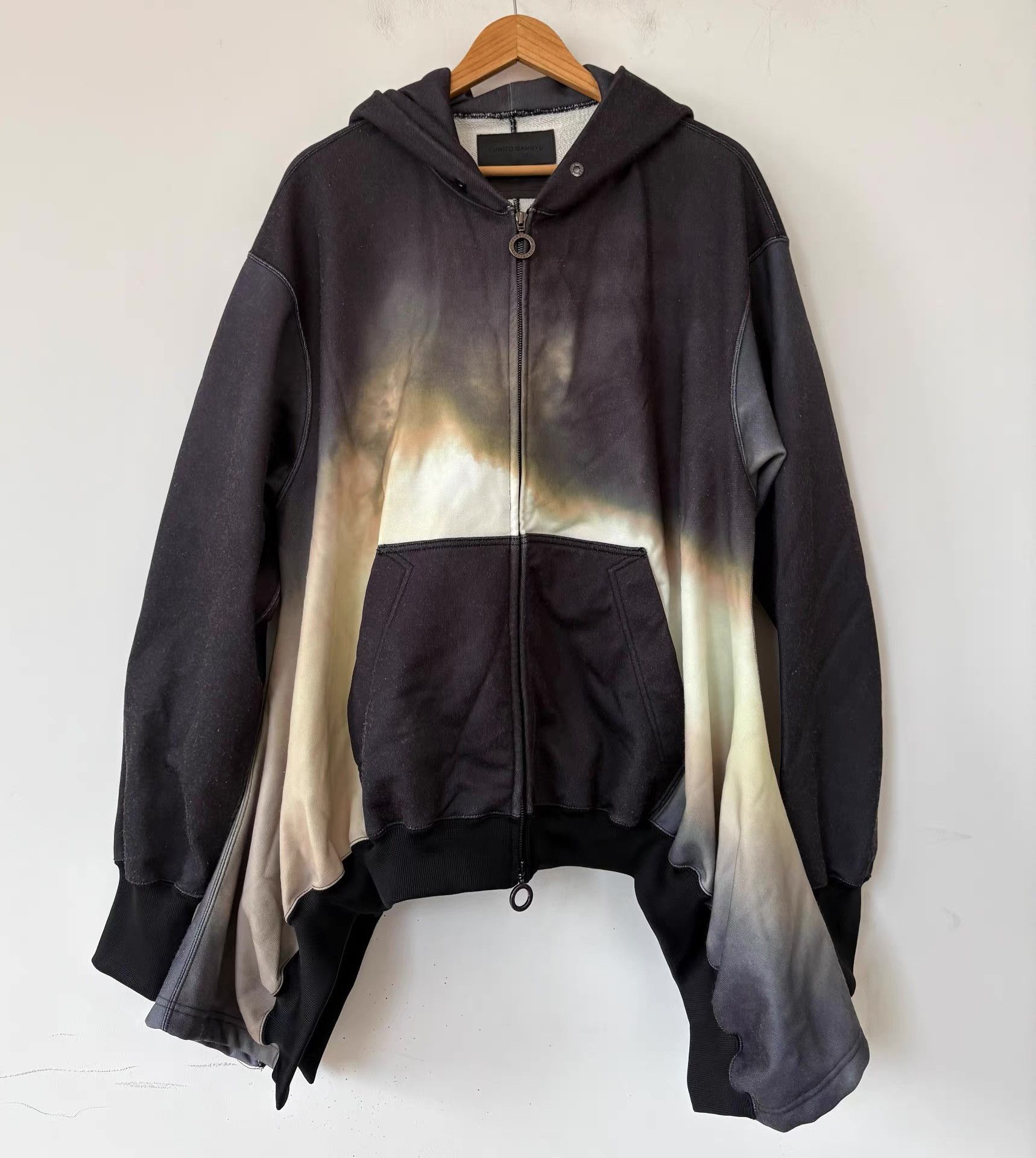 Fumito Ganryu Fumito Ganryu Men's Gradient Hooded Jacket Ｑ21 Size US M / EU 48-50 / 2 - 2 Thumbnail