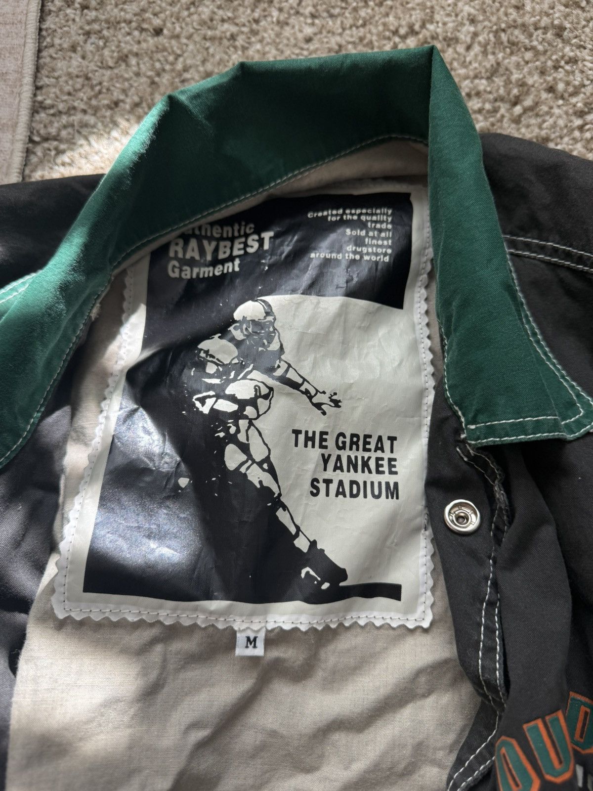 Other Vintage Raybest 90s Varsity Jacket size mediuk Size US M / EU 48-50 / 2 - 5 Thumbnail