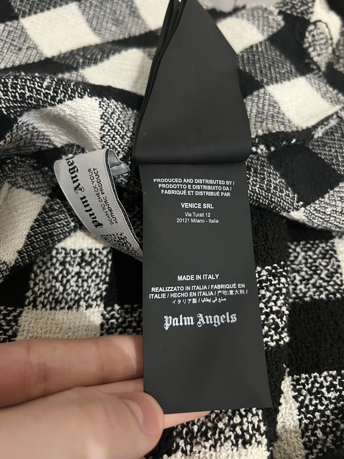 Palm Angels PALM ANGELS LOGO OVER SHIRT WHITE BLACK Size US S / EU 44-46 / 1 - 7 Thumbnail
