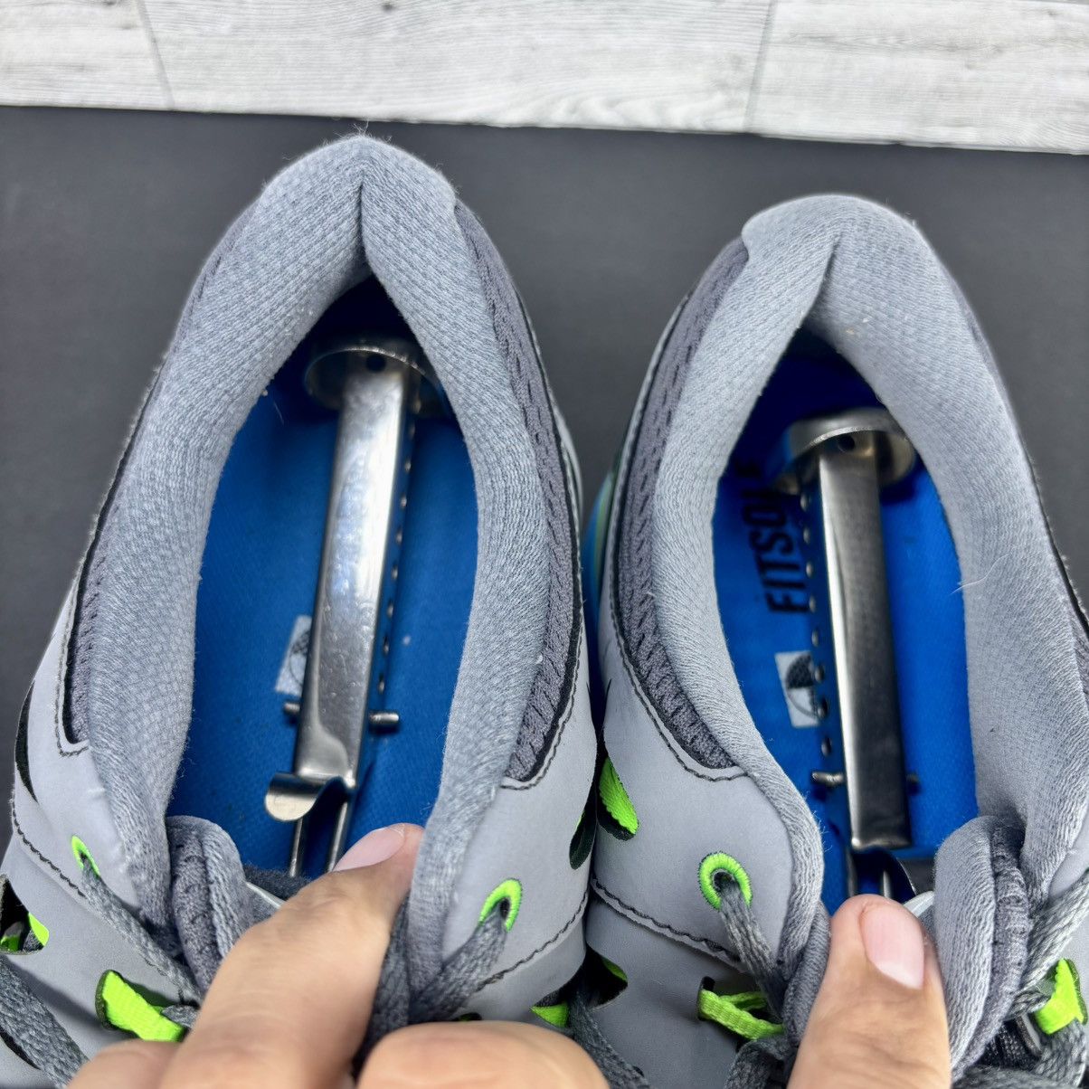 Nike Nike Dual Fusion Run 2 Grey/Lime/Blue Running Shoes Sz 13 Size US 13 / EU 46 - 13 Thumbnail