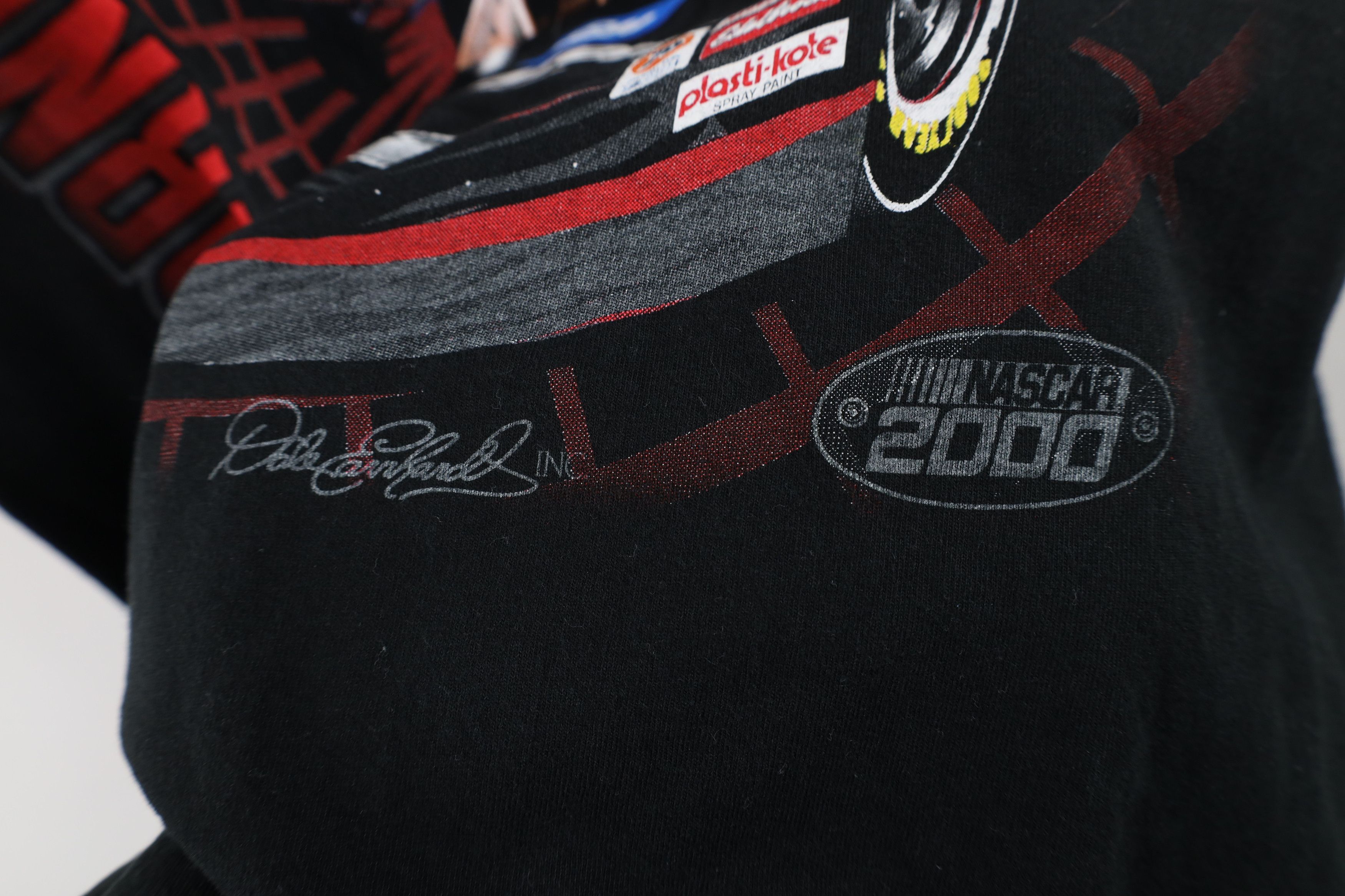 Vintage Vintage Y2K 2000 NASCAR Earnhardt Racing T-Shirt Black USA Size US L / EU 52-54 / 3 - 6 Thumbnail