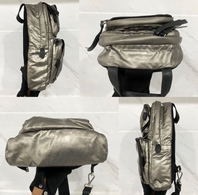 Prada Prada metallic tesutto silver backpack Size ONE SIZE - 3 Thumbnail