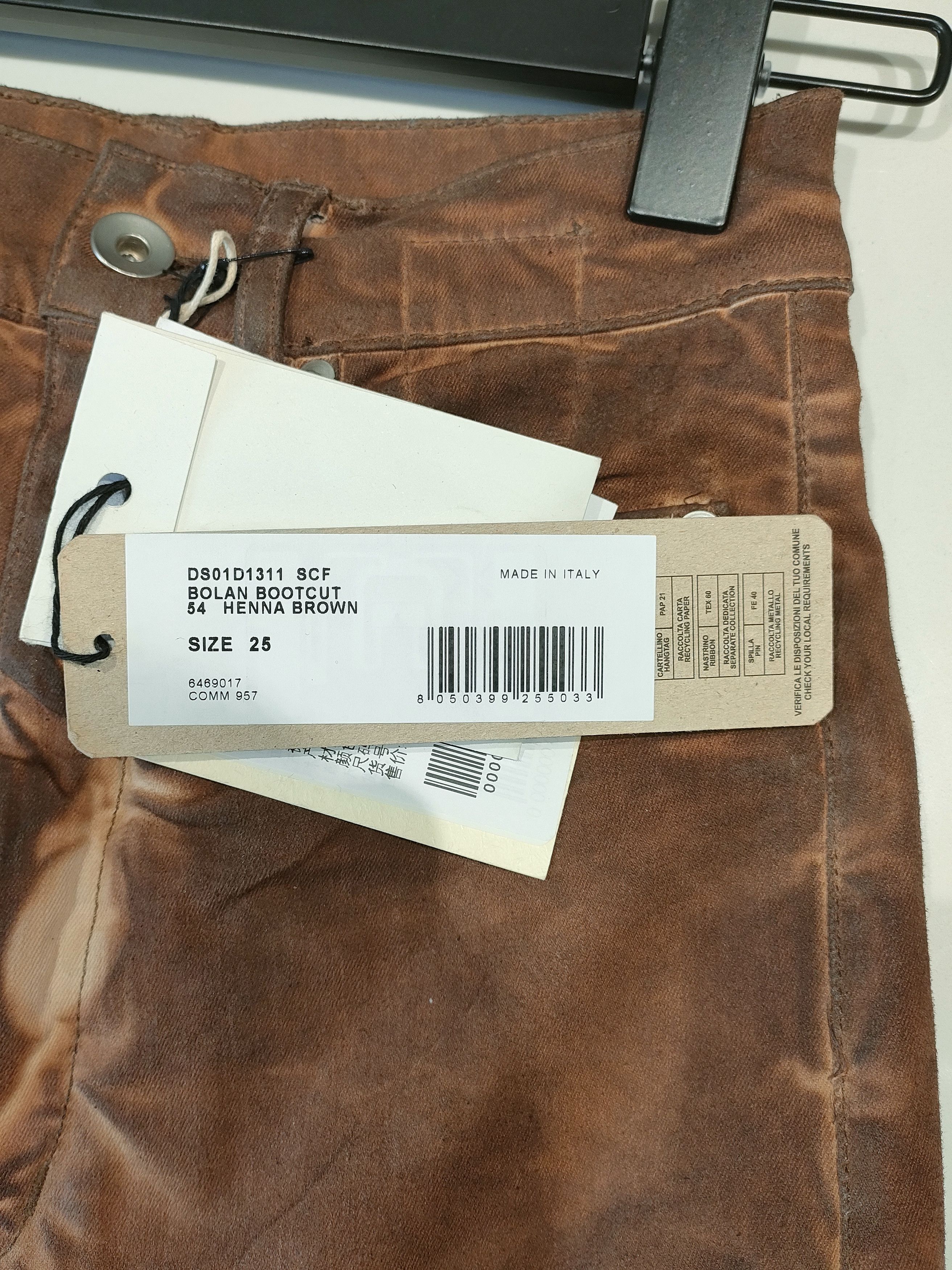 Rick Owens Drkshdw RICK OWENS DRKSHDW Bolan Bootcut Overdyed Foil Stretch Denim Size 25" / US 0 / IT 36 - 4 Thumbnail