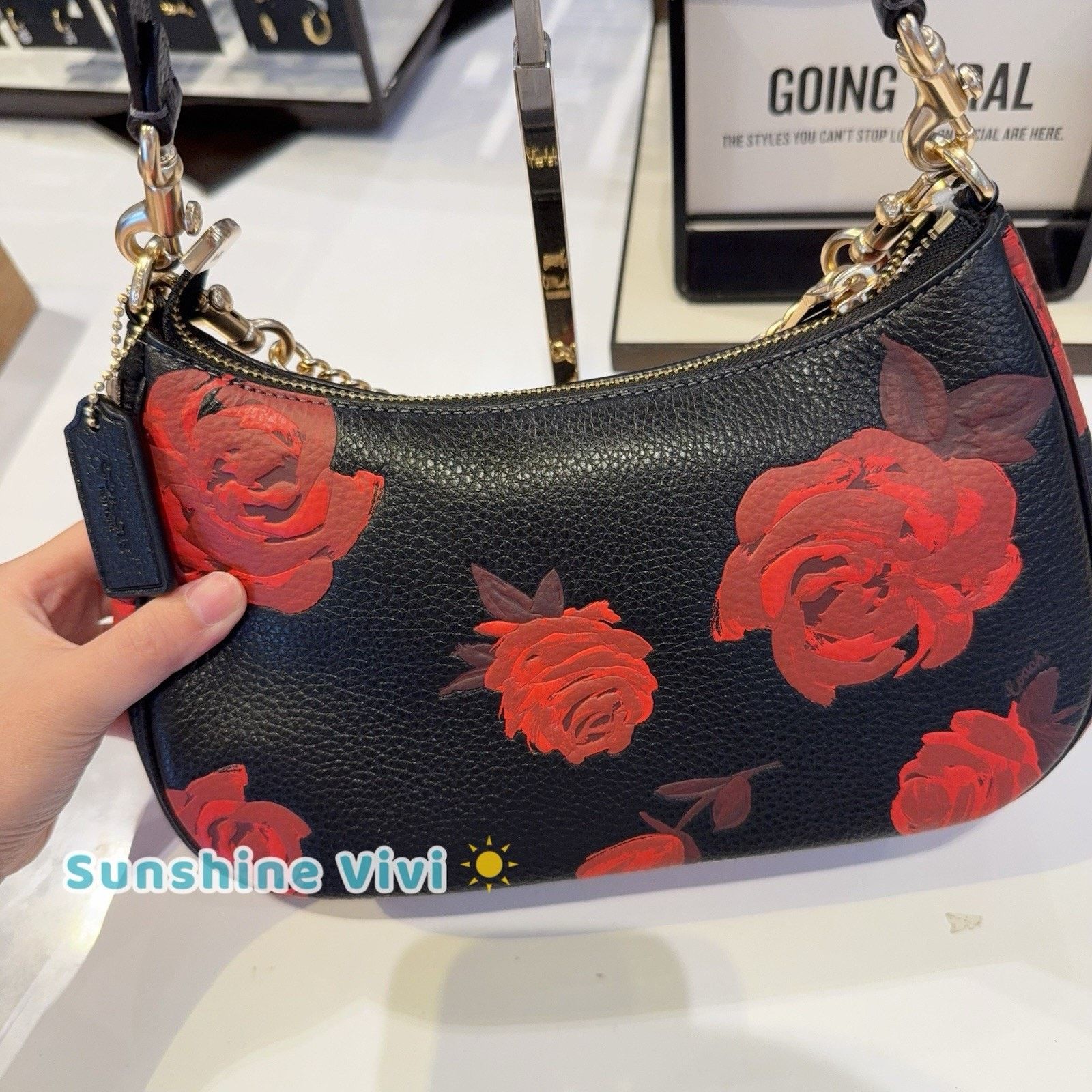 Coach NWT COACH Bundle Chain Charms CAX00 & CCE28 Teri Floral Size ONE SIZE - 9 Thumbnail