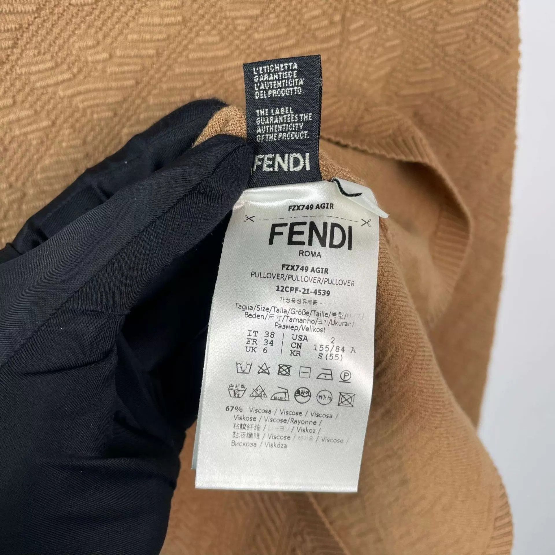 Fendi Fendi brown sweater set Size XS / US 0-2 / IT 36-38 - 9 Thumbnail