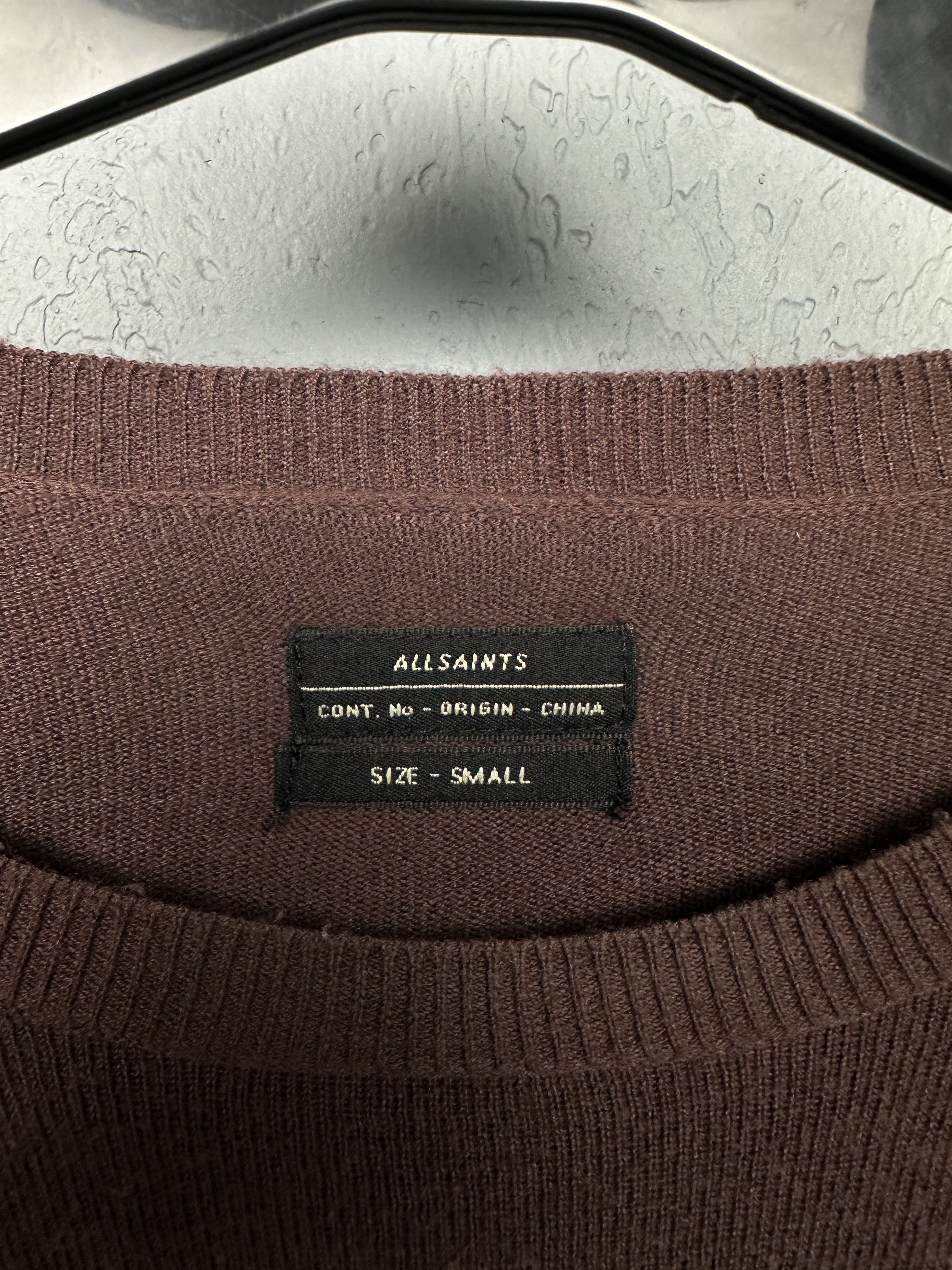 Allsaints Allsaints Mens Dex Crew Neck Sweater Size US S / EU 44-46 / 1 - 3 Thumbnail