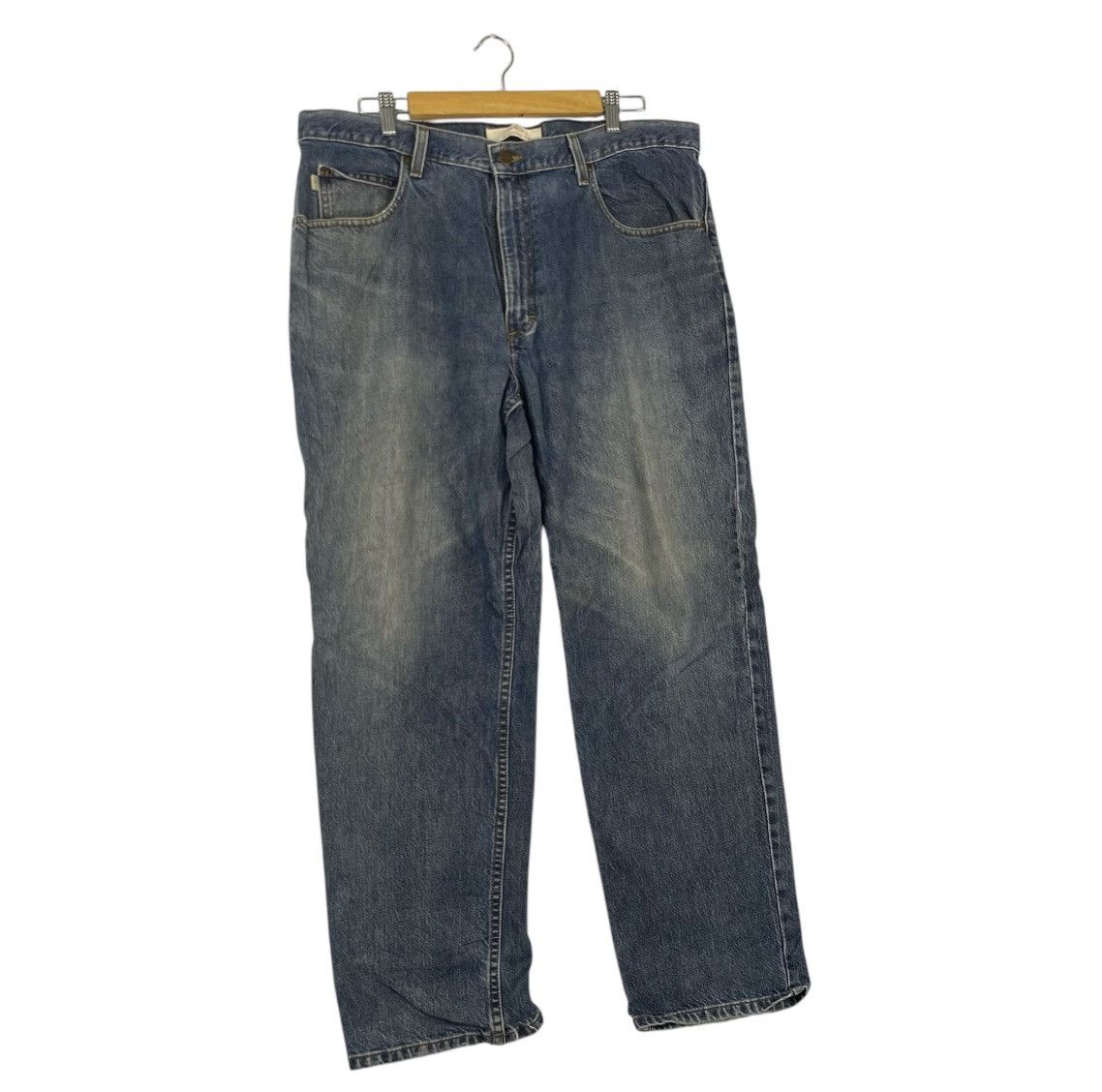 Designer × Vintage Vintage LL Bean Double Jeans Vtg Comfort Waist Outdoor Vtg Size US 38 / EU 54 - 5 Thumbnail