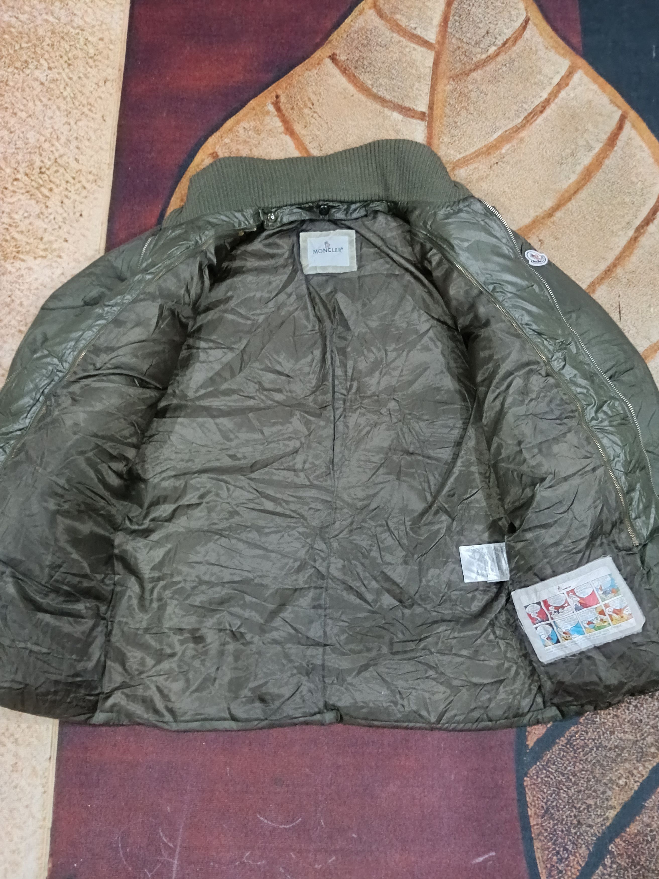 Moncler Moncler Puffer Jacket Dark Green Medium Size US XL / EU 56 / 4 - 4 Thumbnail