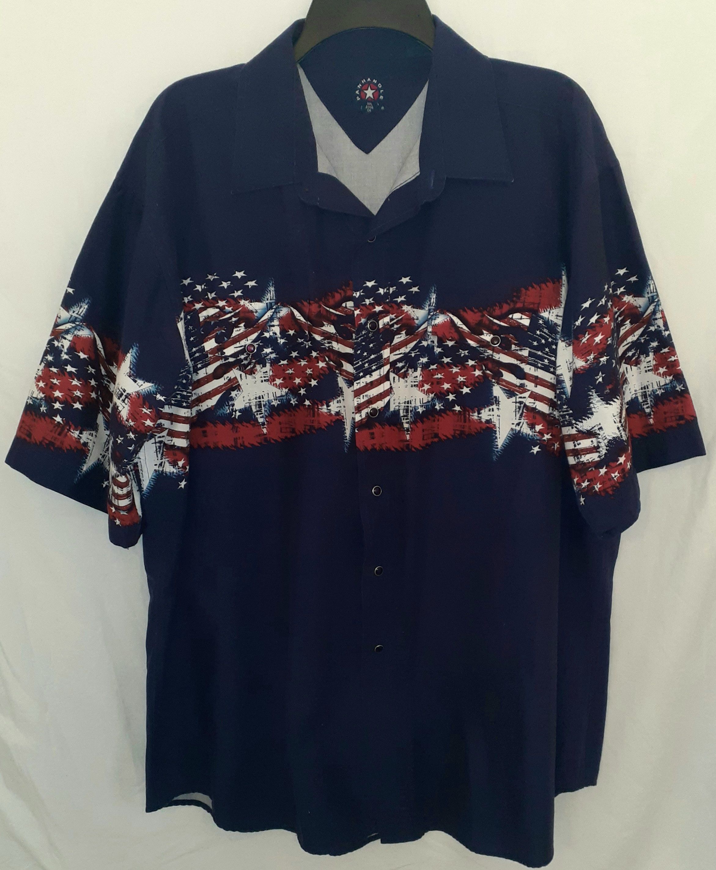 Panhandle Slim America graphic Button up Size US XL / EU 56 / 4 - 1 Thumbnail