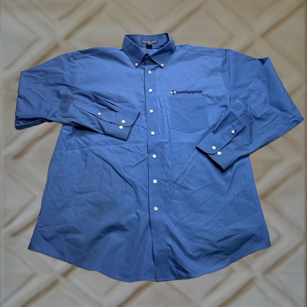 Vintage Chestnut Hill Shirt Mens 2XL Blue Button-Down Long Sleeve Knit Button Front Casual Business 2XL Mens Chestnut Hill Shirt Mens Blue 2XL Shirt Size US XXL / EU 58 / 5 - 1 Thumbnail