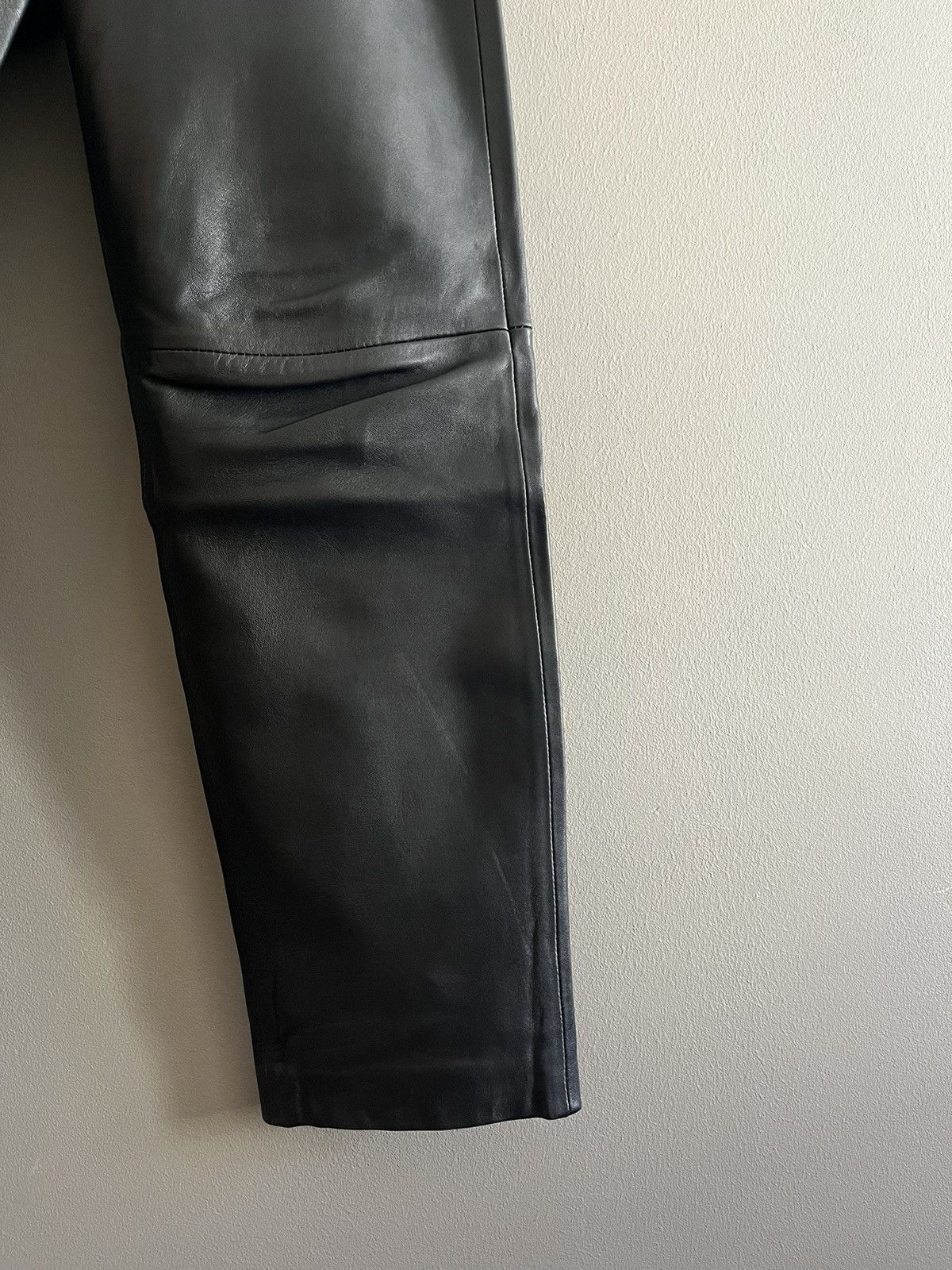 Other Stand Studio Cropped Leather Trousers Size US 30 / EU 46 - 3 Thumbnail