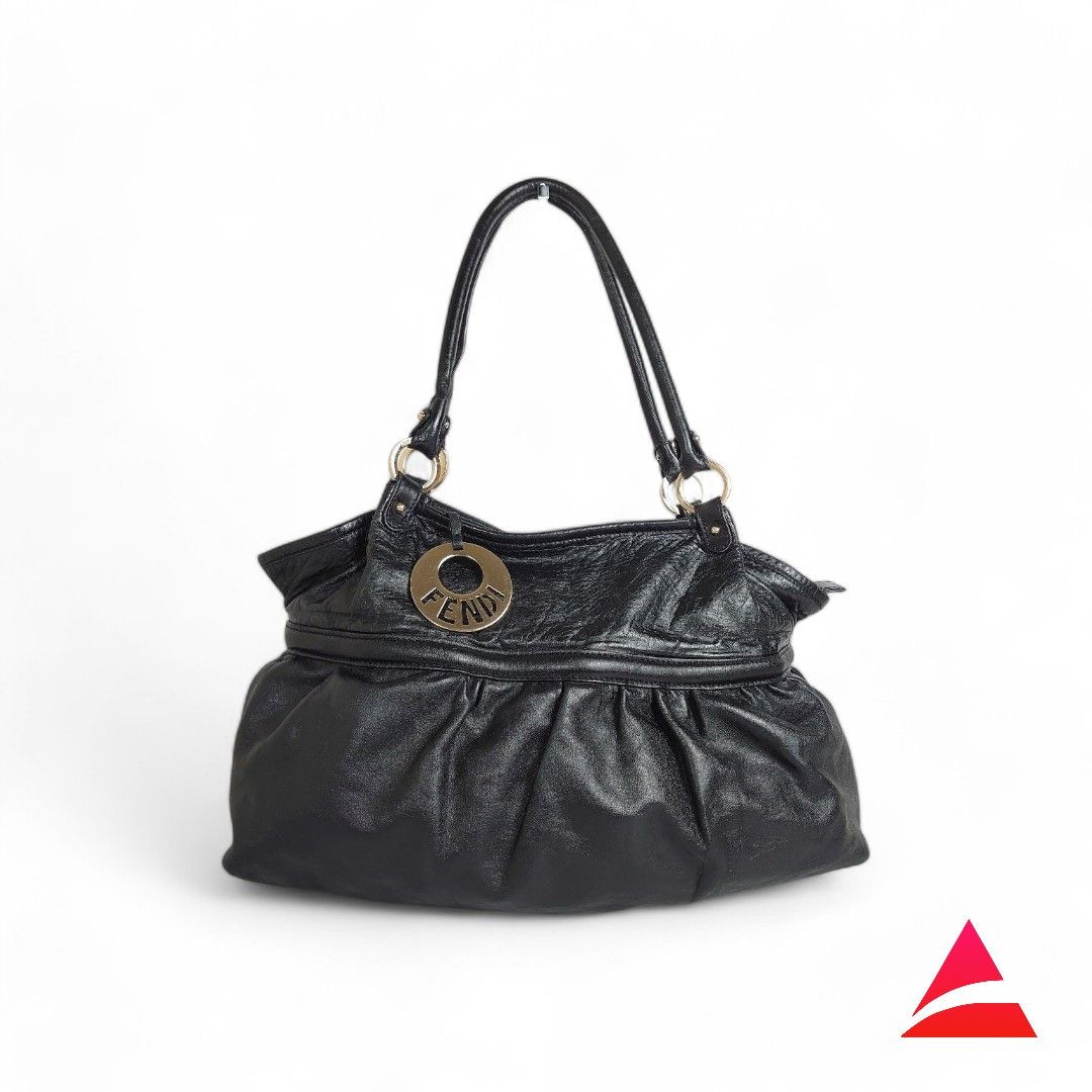 Fendi Fendi -. Charm Tote Handbag Leather Shoulder Bag Size ONE SIZE - 1 Thumbnail