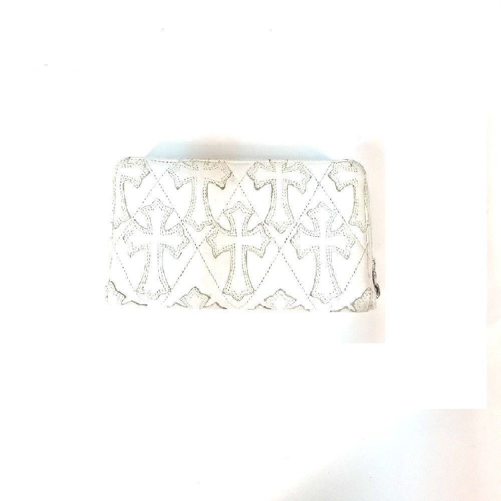 Chrome Hearts CHROME HEARTS CEMETERY CROSS DAGGER ZIP WALLET Grailed