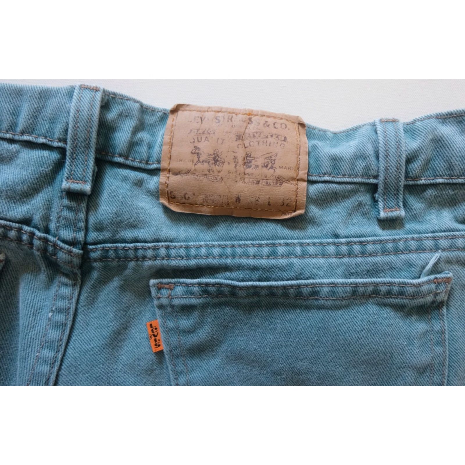 Levi's VINTAGE Levi's 550 Denim Jeans Relaxed Tapered Orange Tab USA Made 1994 38x32 Mens Jeans Size US 38 / EU 54 - 4 Thumbnail