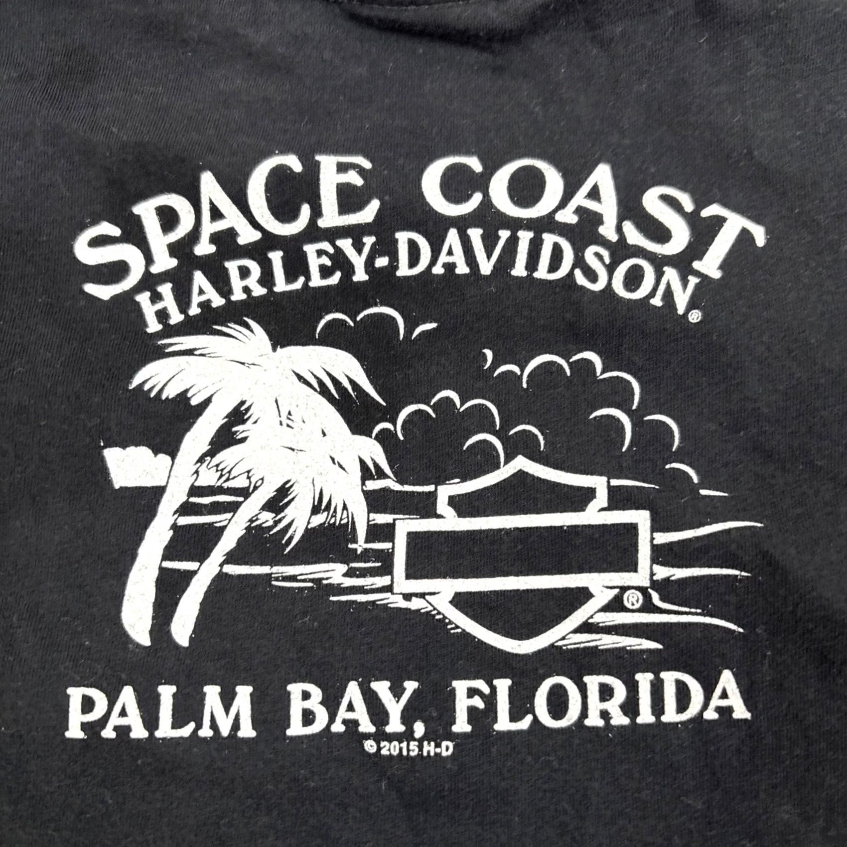 Harley Davidson Harley-Davidson T-Shirt Women’s Small Black "I got mine" Space Coast FL"} Size S / US 4 / IT 40 - 6 Thumbnail