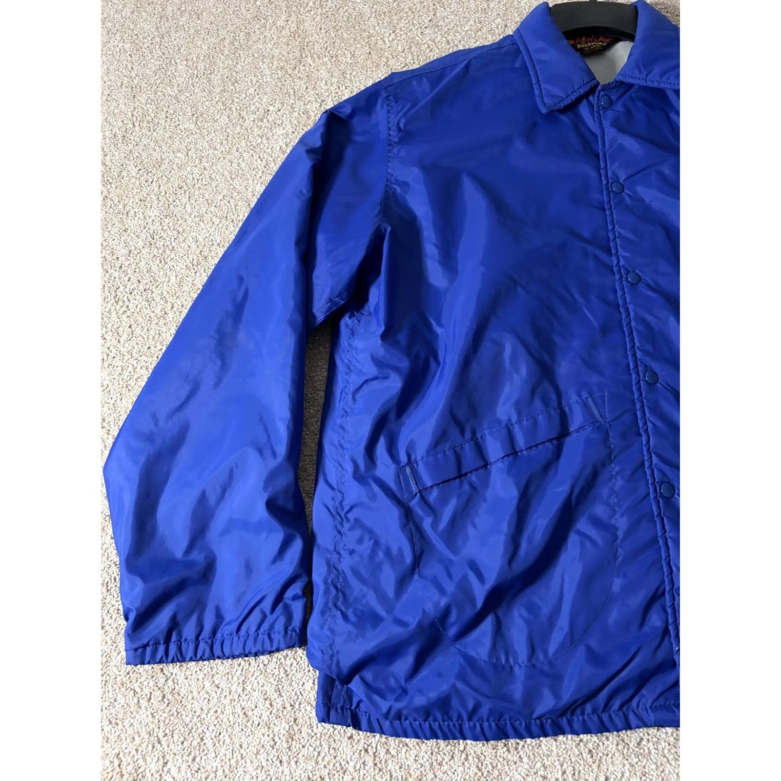 Dunbrooke Vintage Pla-Jac by Dunbrooke Jacket Mens L Blue Windbreaker Snap Front Made USA 80s Size US L / EU 52-54 / 3 - 2 Thumbnail