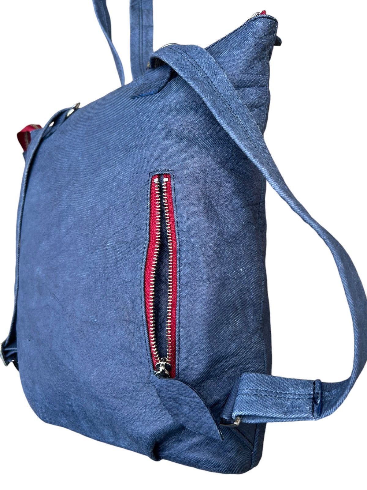 Leather Vintage Brongel Japan Patina Napa Leather 2 Way Backpack Bag Size ONE SIZE - 19 Thumbnail