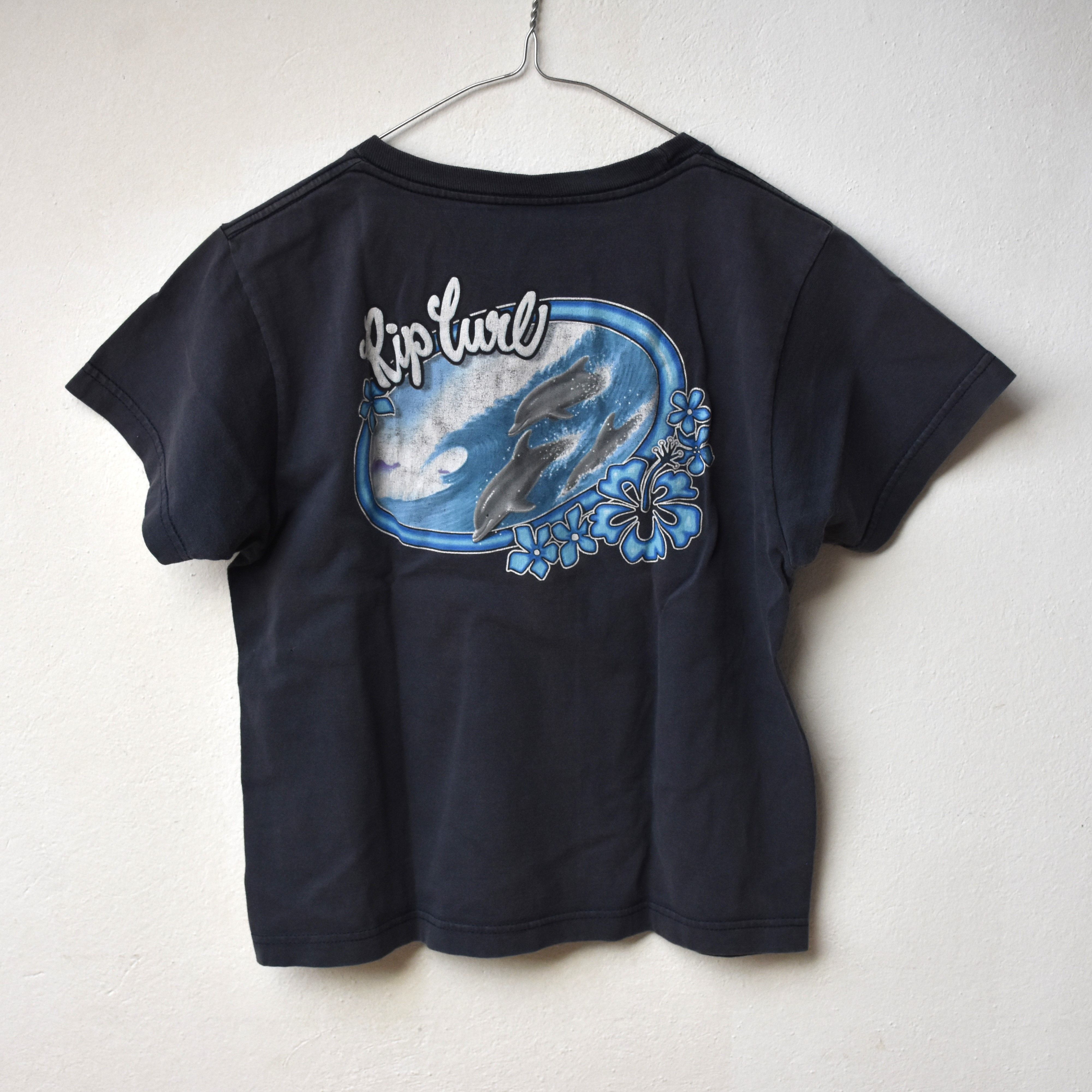 Rip Curl × Vintage 90s vintage summer Rip Curl tshirt surf flowers dolphins Size M / US 6-8 / IT 42-44 - 3 Thumbnail