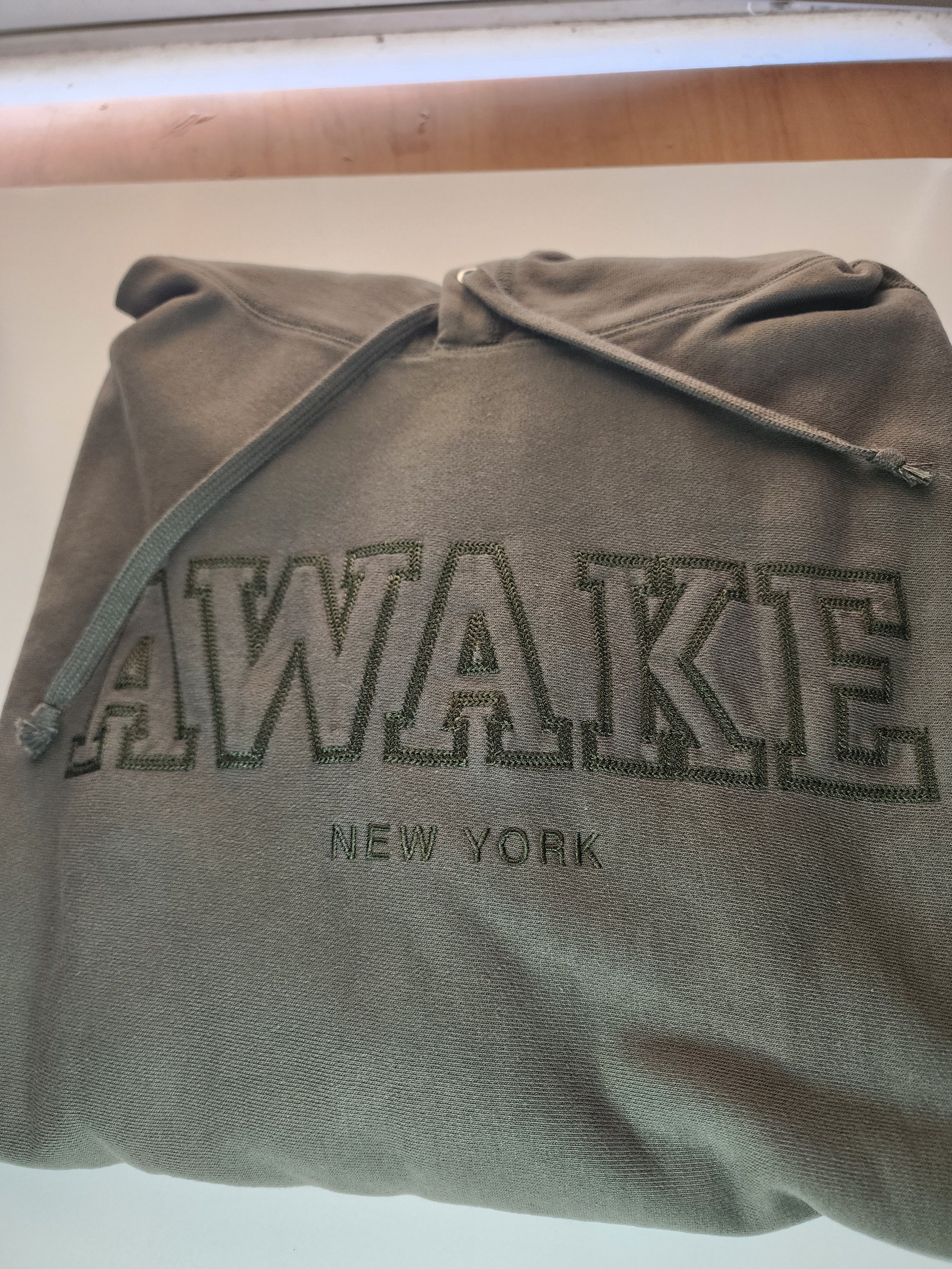 Awake NY Military Logo Embroidered Hoodie Size US XXL / EU 58 / 5 - 2 Thumbnail