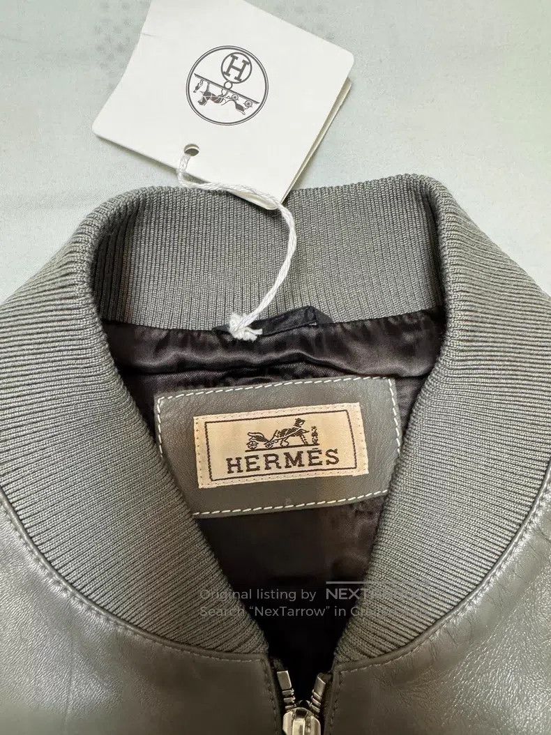 Hermes Hermes Leather jacket with a soft and silky texture, class Size US L / EU 52-54 / 3 - 7 Thumbnail