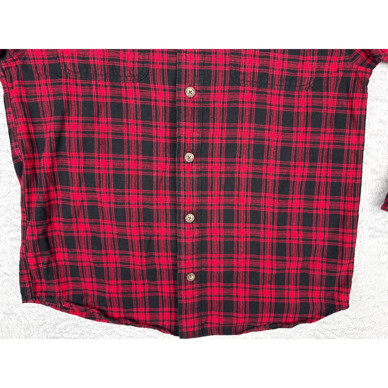 Vintage Duluth Shirt Men Medium Red Button Up 100% Cotton Flannel Casual Plaid Long Sleeve Modern Classic Mens Size US M / EU 48-50 / 2 - 5 Thumbnail