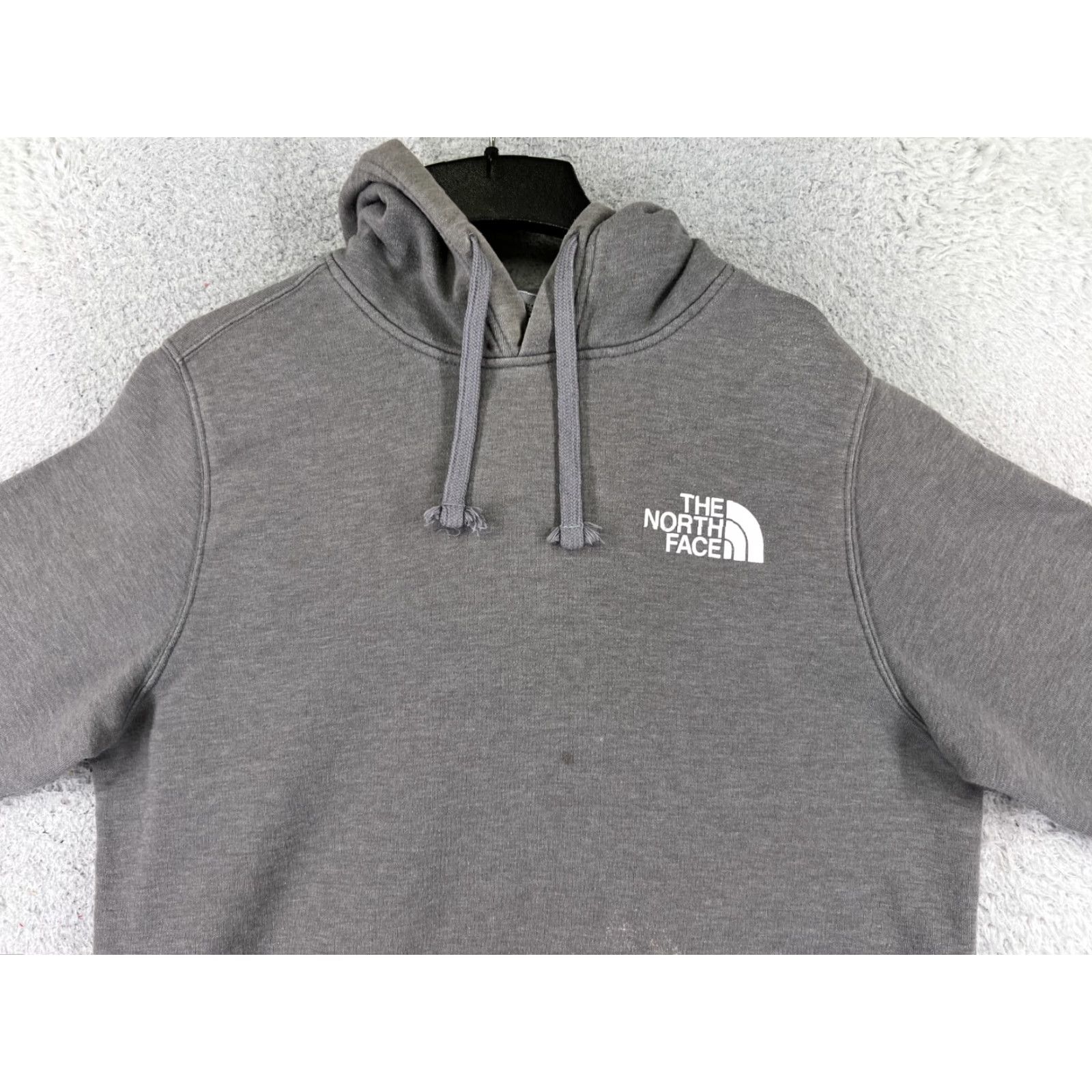 The North Face VINTAGE The North Face Hoodie Mens Large Gray Pullover with Pocket Cotton Jersey Crew Neck 90s Mens Hoodie Size US L / EU 52-54 / 3 - 4 Thumbnail