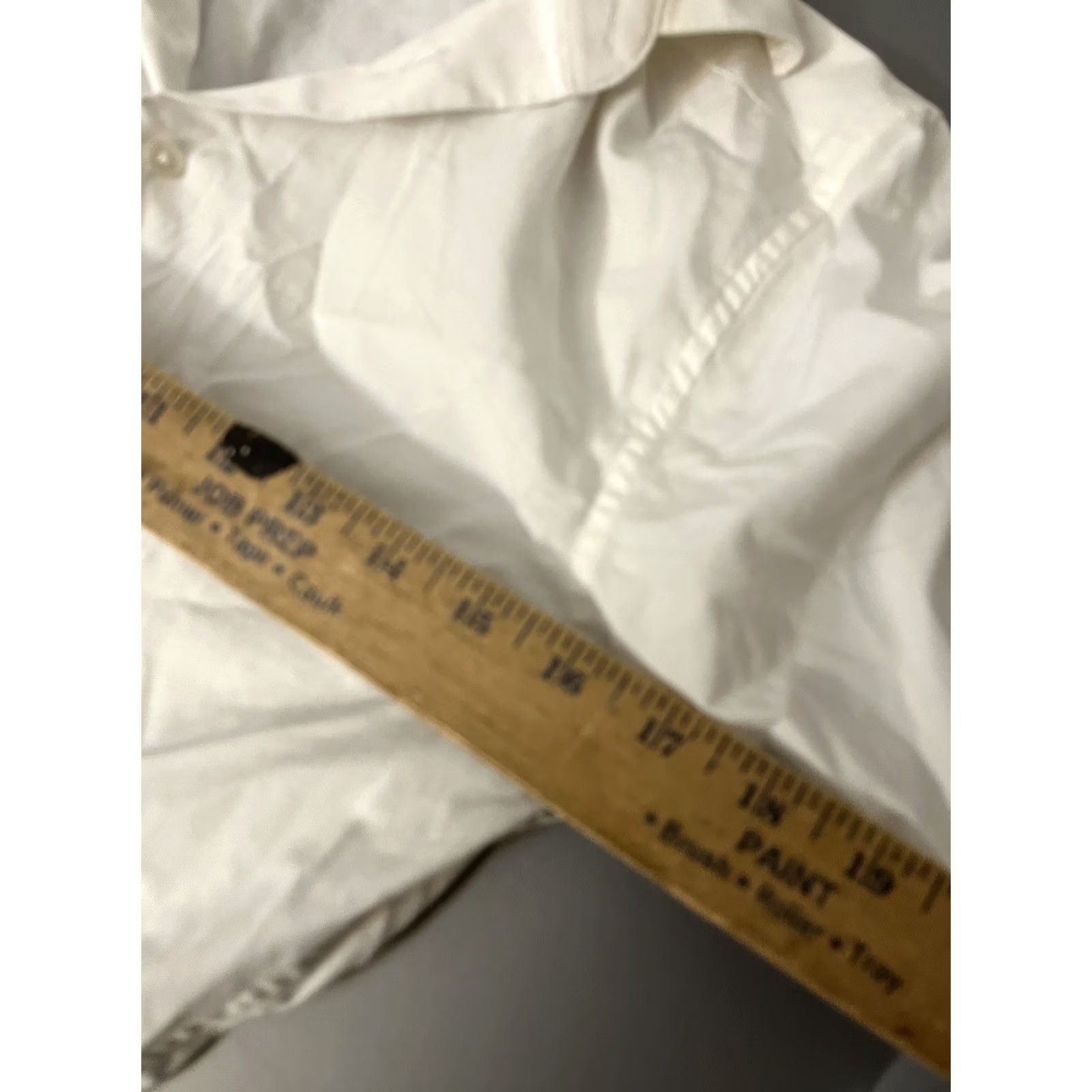 H&M H&M Long-Sleeve Button-Up Shirt Size Small White Slim Fit Solid Men Button-Down Collar Vintage: No Size 36R - 5 Thumbnail