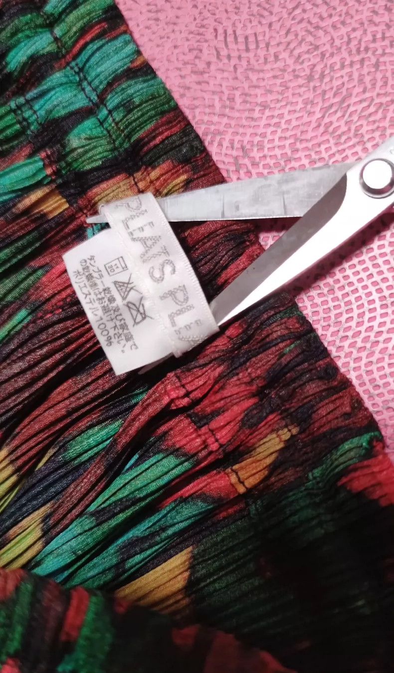 Issey Miyake Issey Miyake size:2 A thick knitted sweater with woven tex Size 22" - 3 Thumbnail