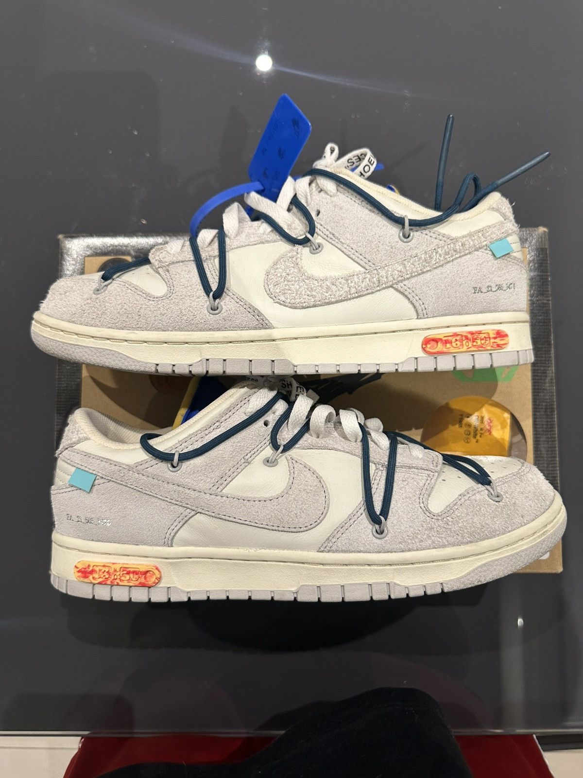 Nike × Off-White Nike Dunk Low x Off-white Lot 16 Size US 10 / EU 43 - 3 Thumbnail