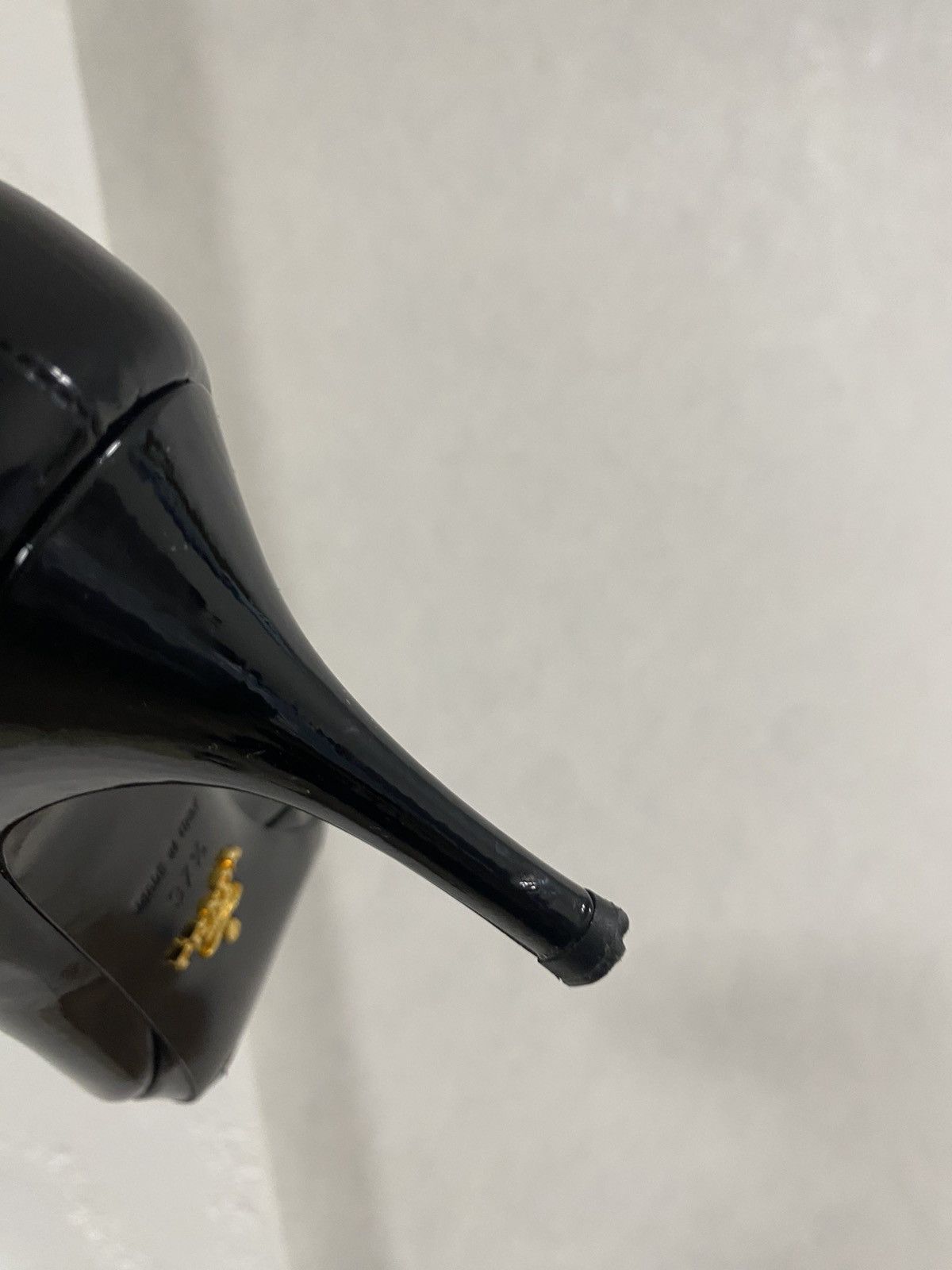 Prada Prada Black Patent Leather Heels Size: 37.5 Size US 7.5 / IT 37.5 - 9 Thumbnail