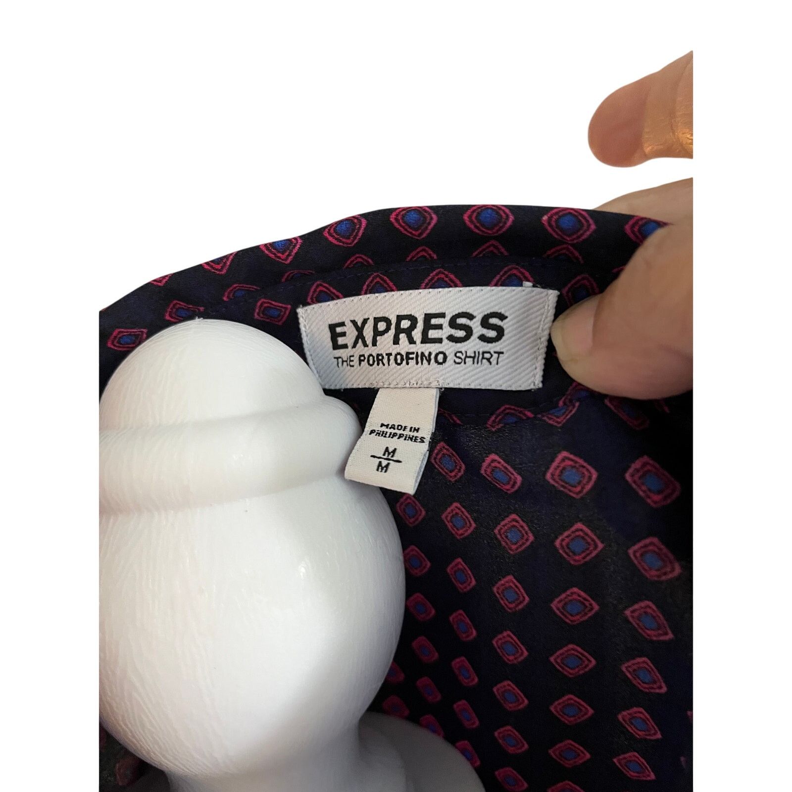 Express VINTAGE- EXPRESS BUTTON SHIRT Size M / US 6-8 / IT 42-44 - 3 Thumbnail