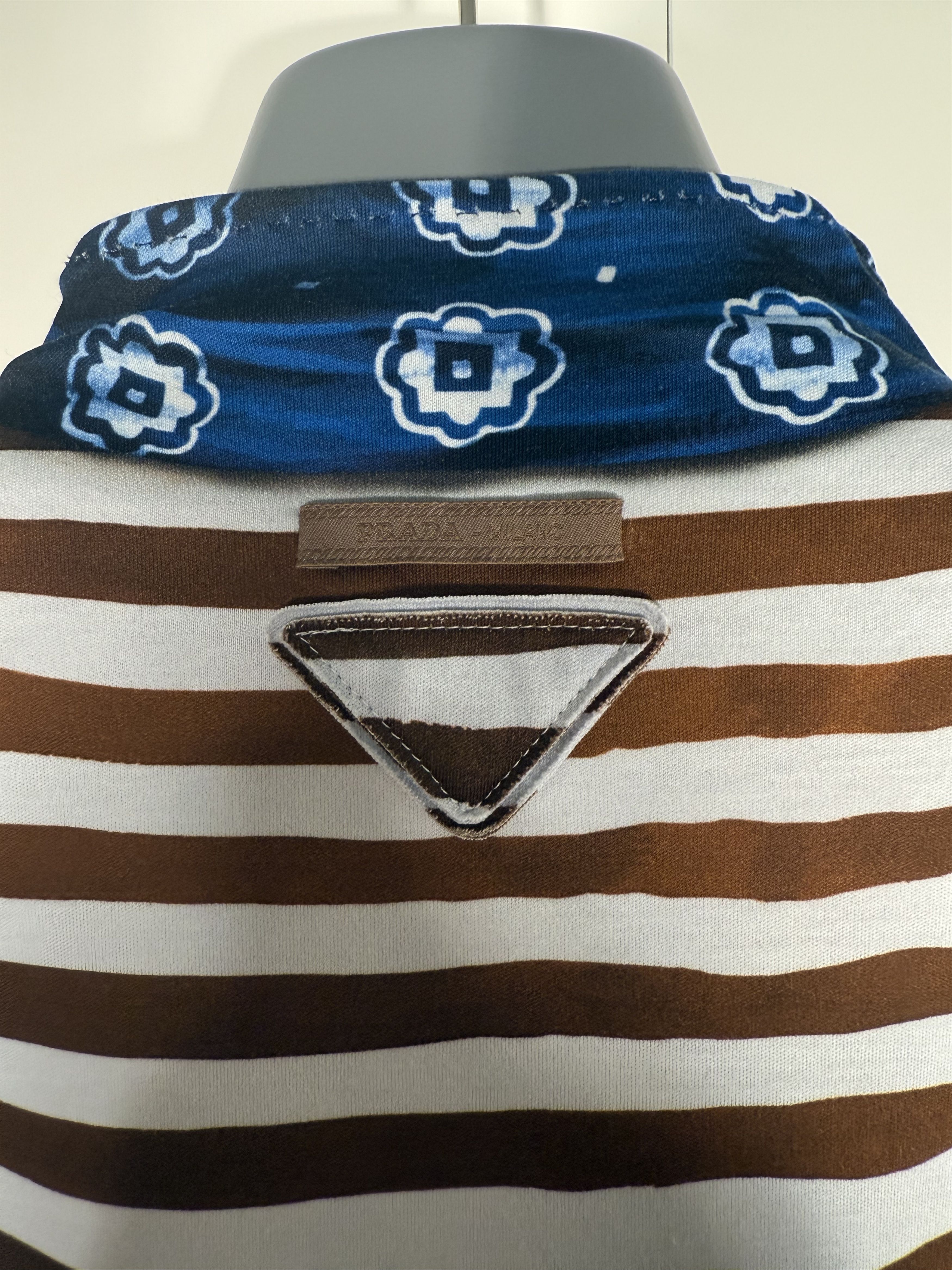 Prada Prada RUNWAY - Trompe L’Oeil Stripe Tee - SPRING 25 Size US S / EU 44-46 / 1 - 6 Thumbnail