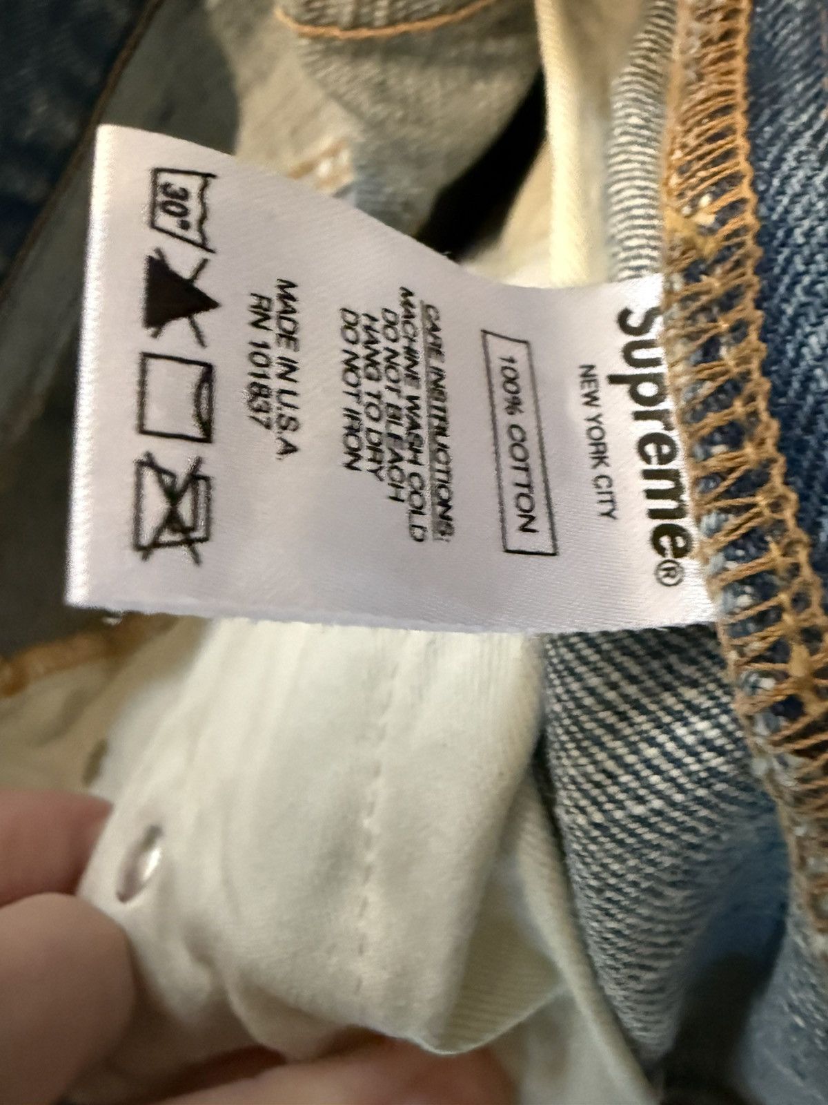 Supreme Supreme slim fit button fly jeans Size US 30 / EU 46 - 7 Thumbnail