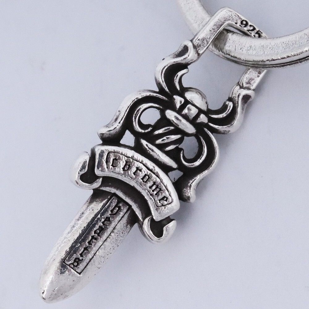 Chrome Hearts Chrome Hearts dagger Classic Short Link Clip Key Chain Size ONE SIZE - 6 Thumbnail